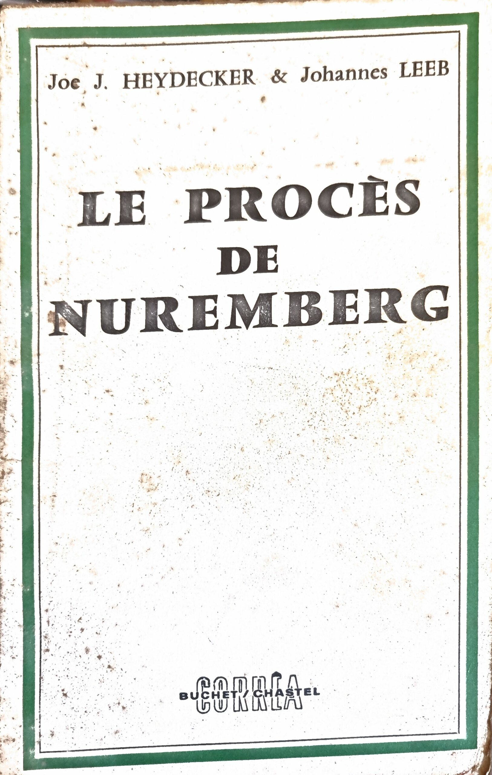 LE PROCÈS DE NUREMBERG