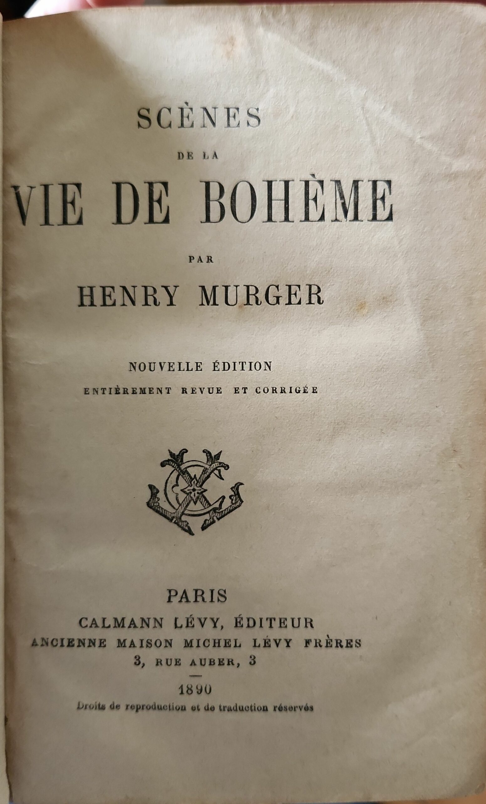 Scènes de la Vie de Bohème