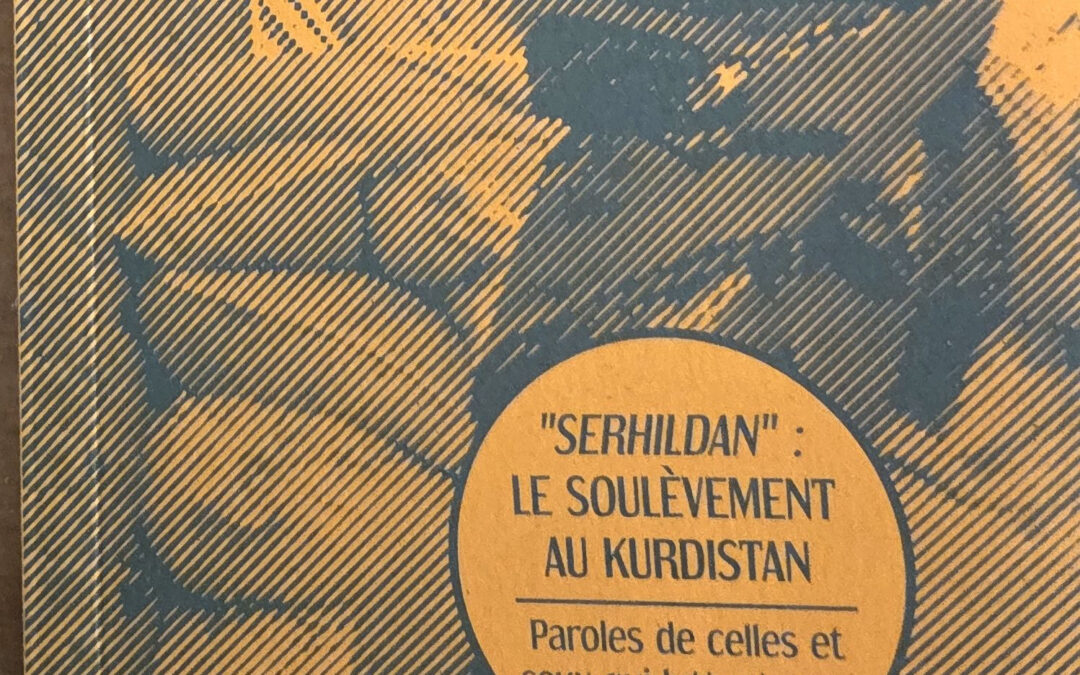 « SERHILDAN » : LE SOULÈVEMENT AU KURDISTAN. Paroles de celles et ceux qui luttent pour l&rsquo;autonomie