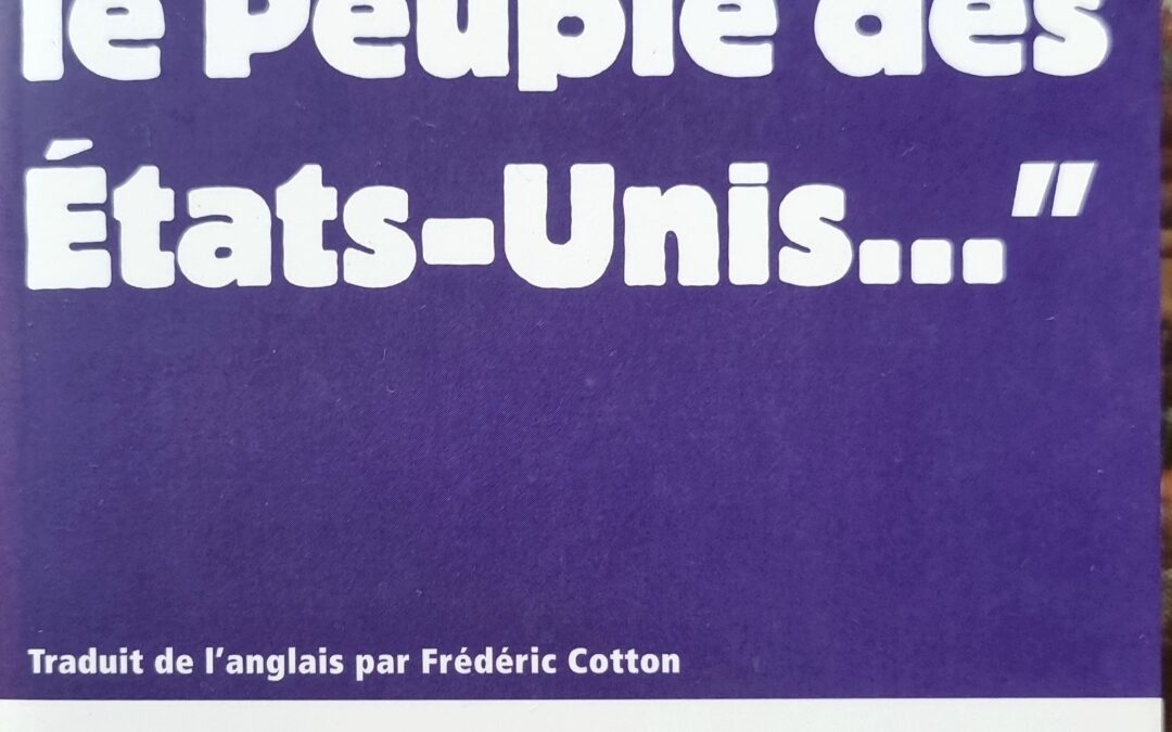 Nous, le Peuple des États-Unis…