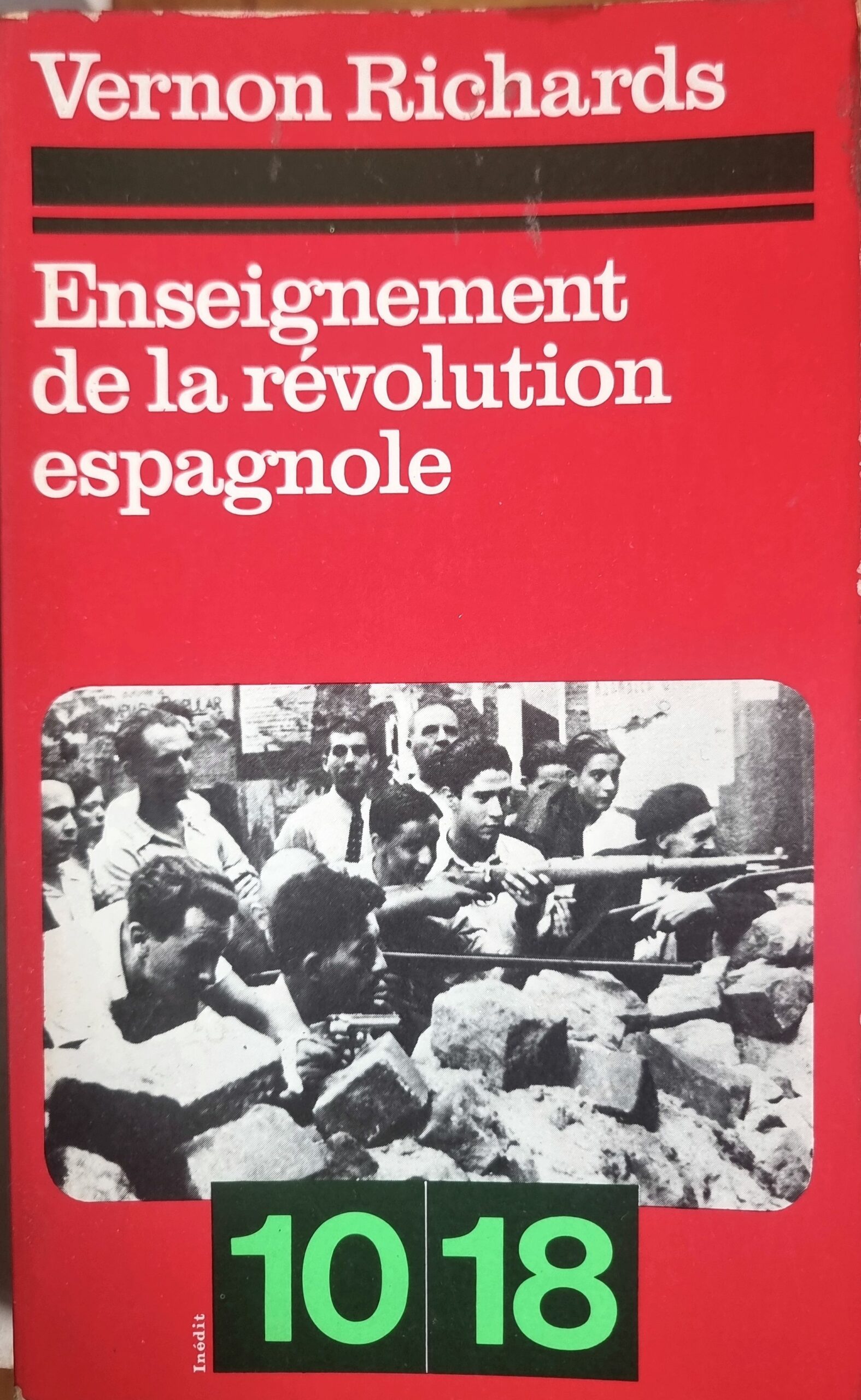 Enseignement de la révolution espagnole