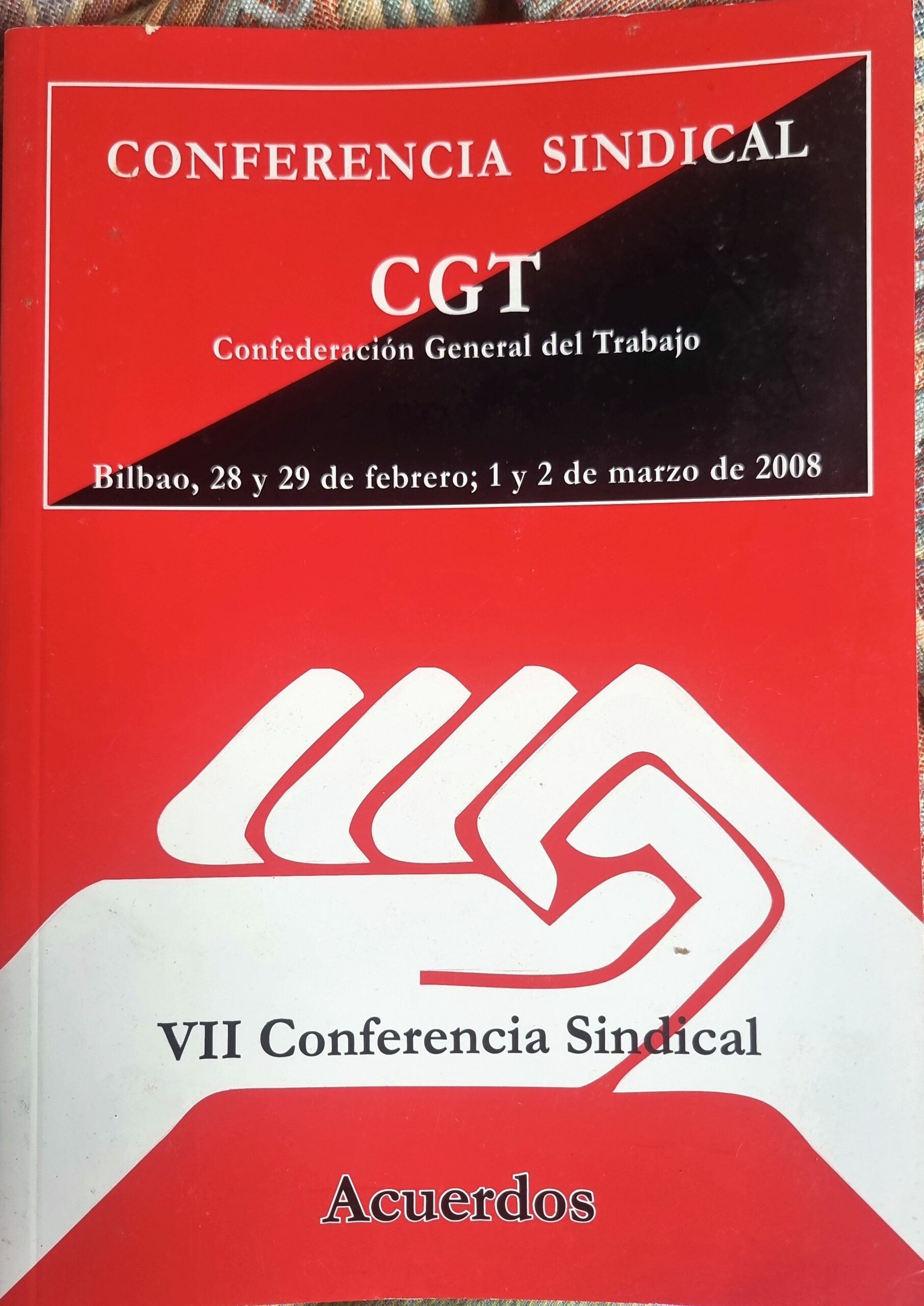 CONFERENCIA SINDICAL CGT Confederación General del Trabajo – VII Conferencia Sindical Acuerdos