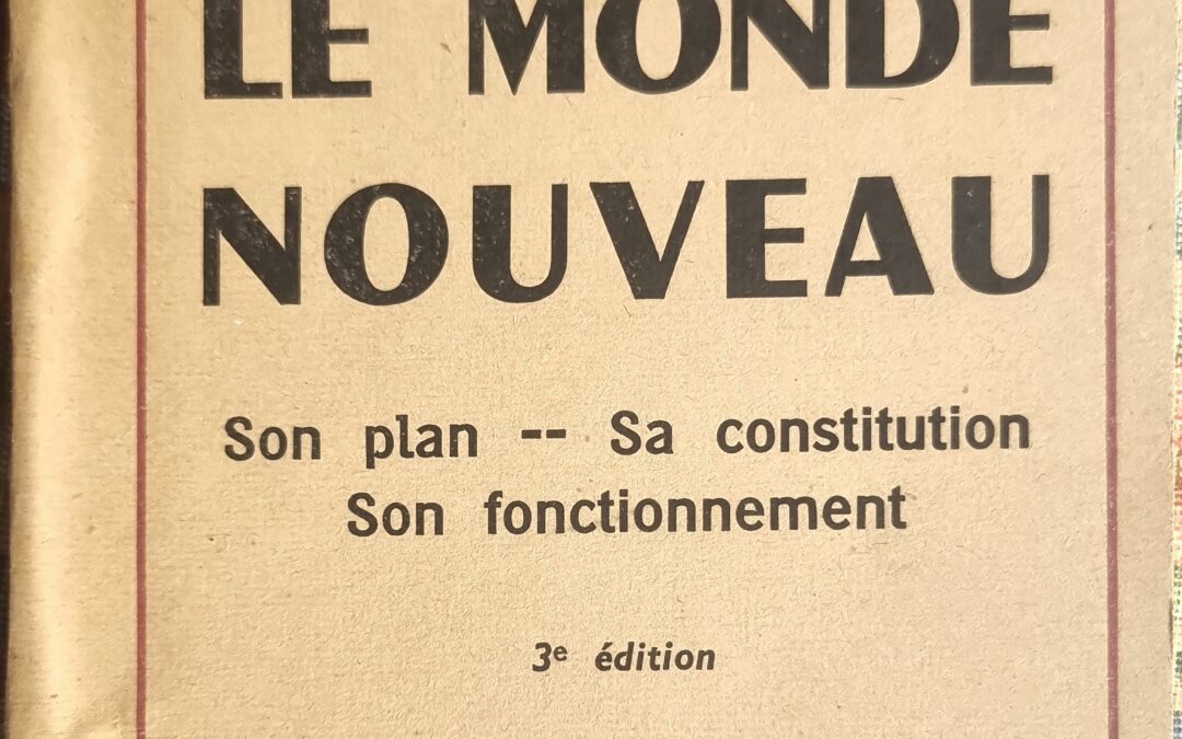 LE MONDE NOUVEAU