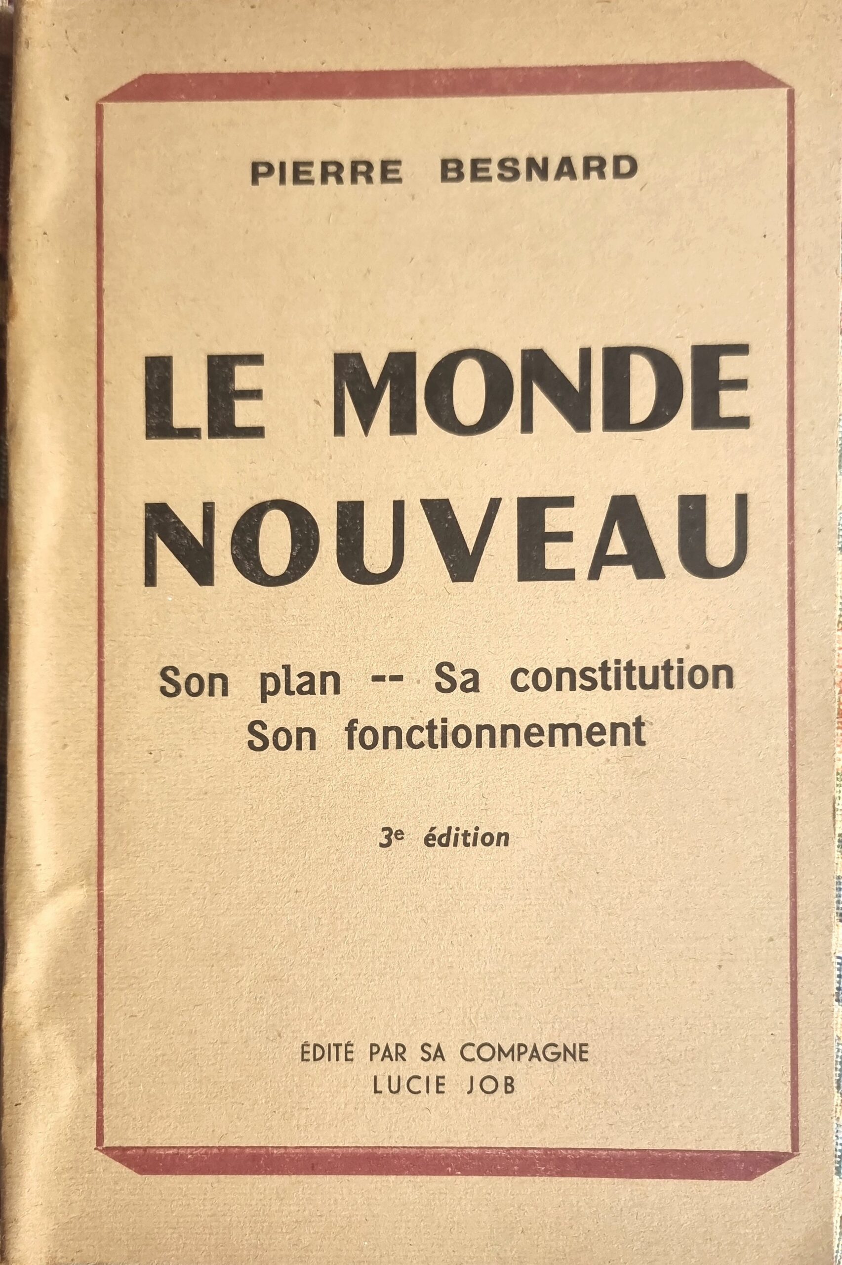 LE MONDE NOUVEAU