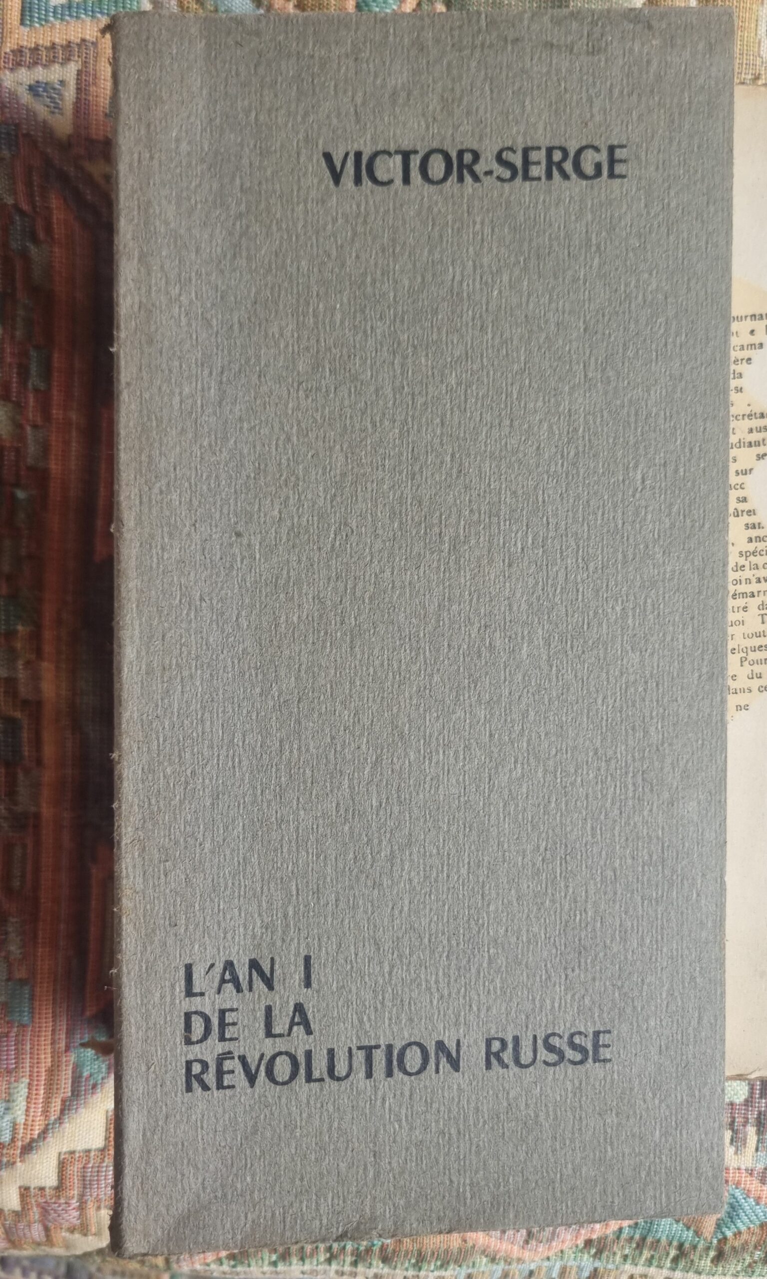 L&rsquo;AN I DE LA RÉVOLUTION RUSSE