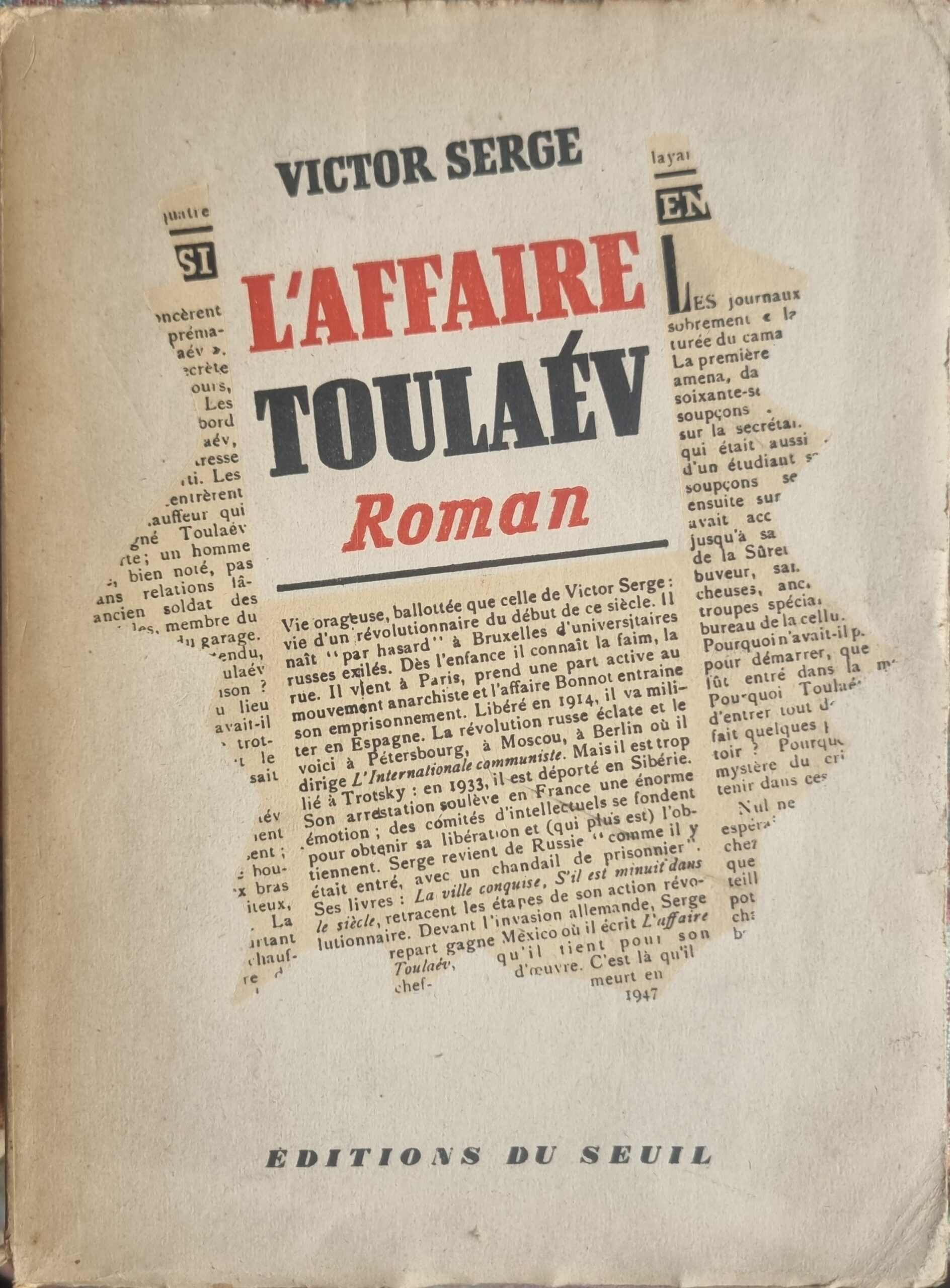 L&rsquo;AFFAIRE TOULAÉV