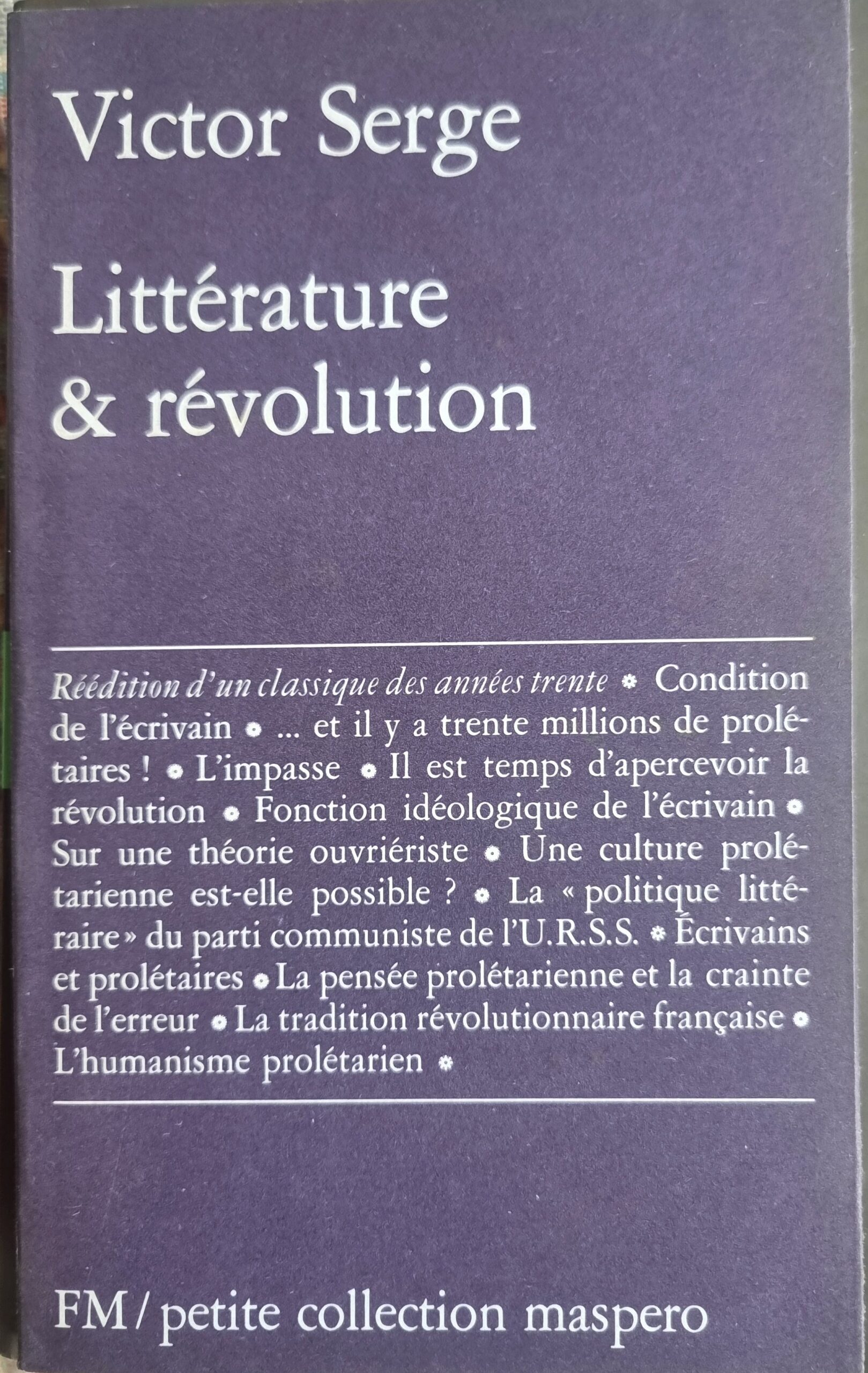 Littérature & révolution