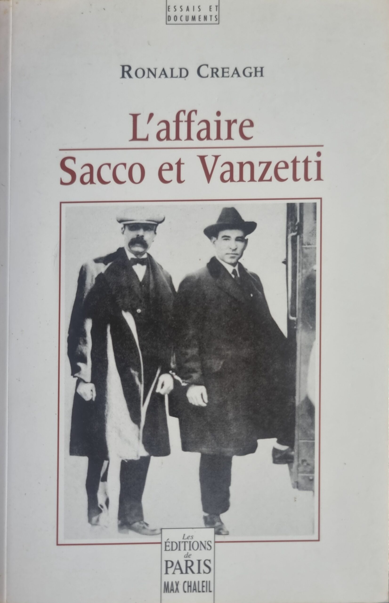 L&rsquo;affaire Sacco et Vanzetti