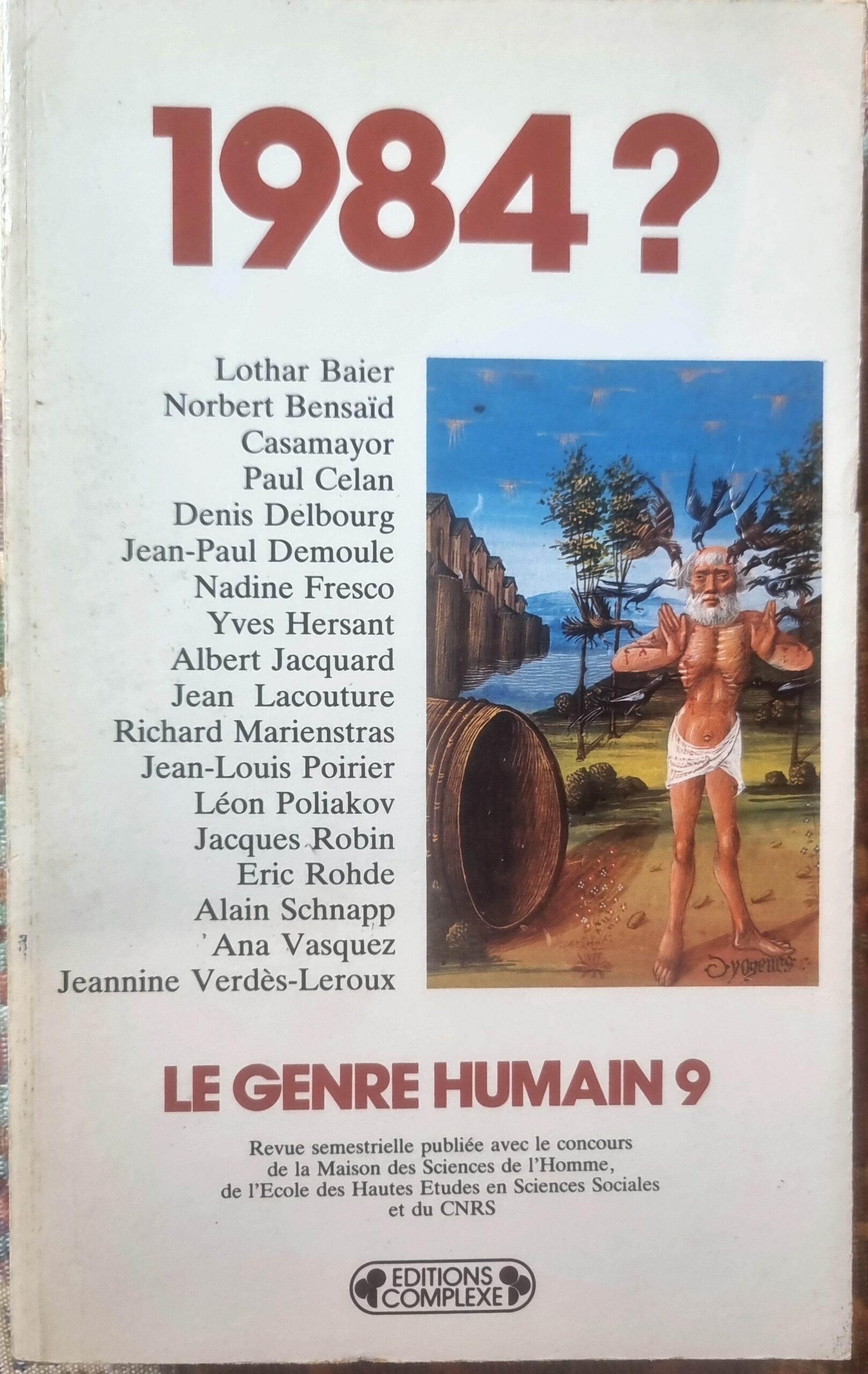 1984? LE GENRE HUMAIN 9