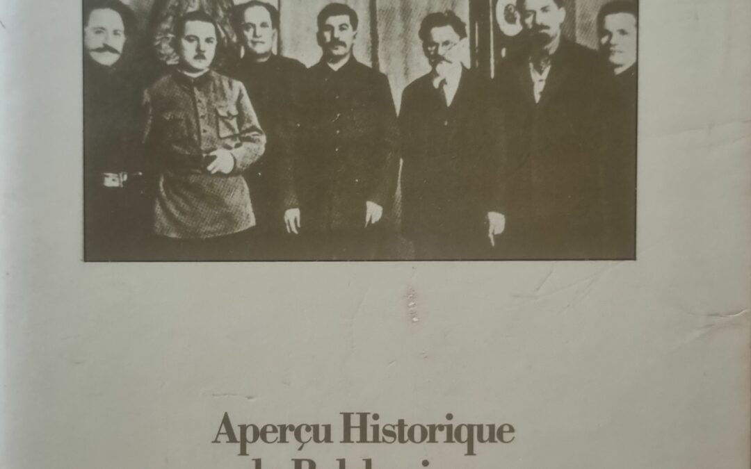 STALINE, Aperçu Historique du Bolchevisme
