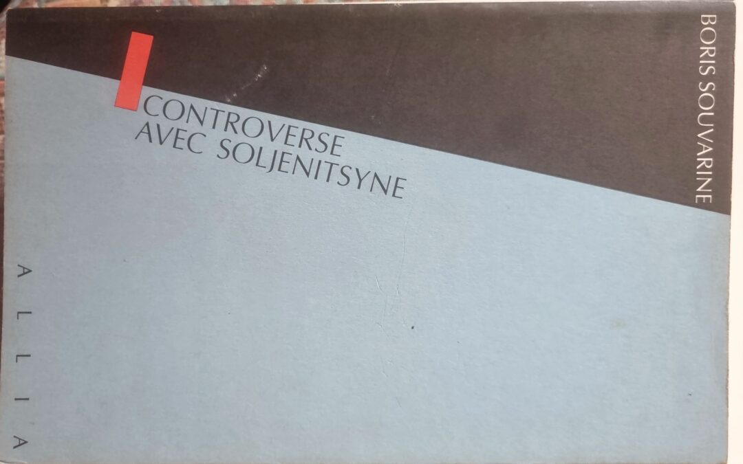 Controverse avec Soljenitsyne