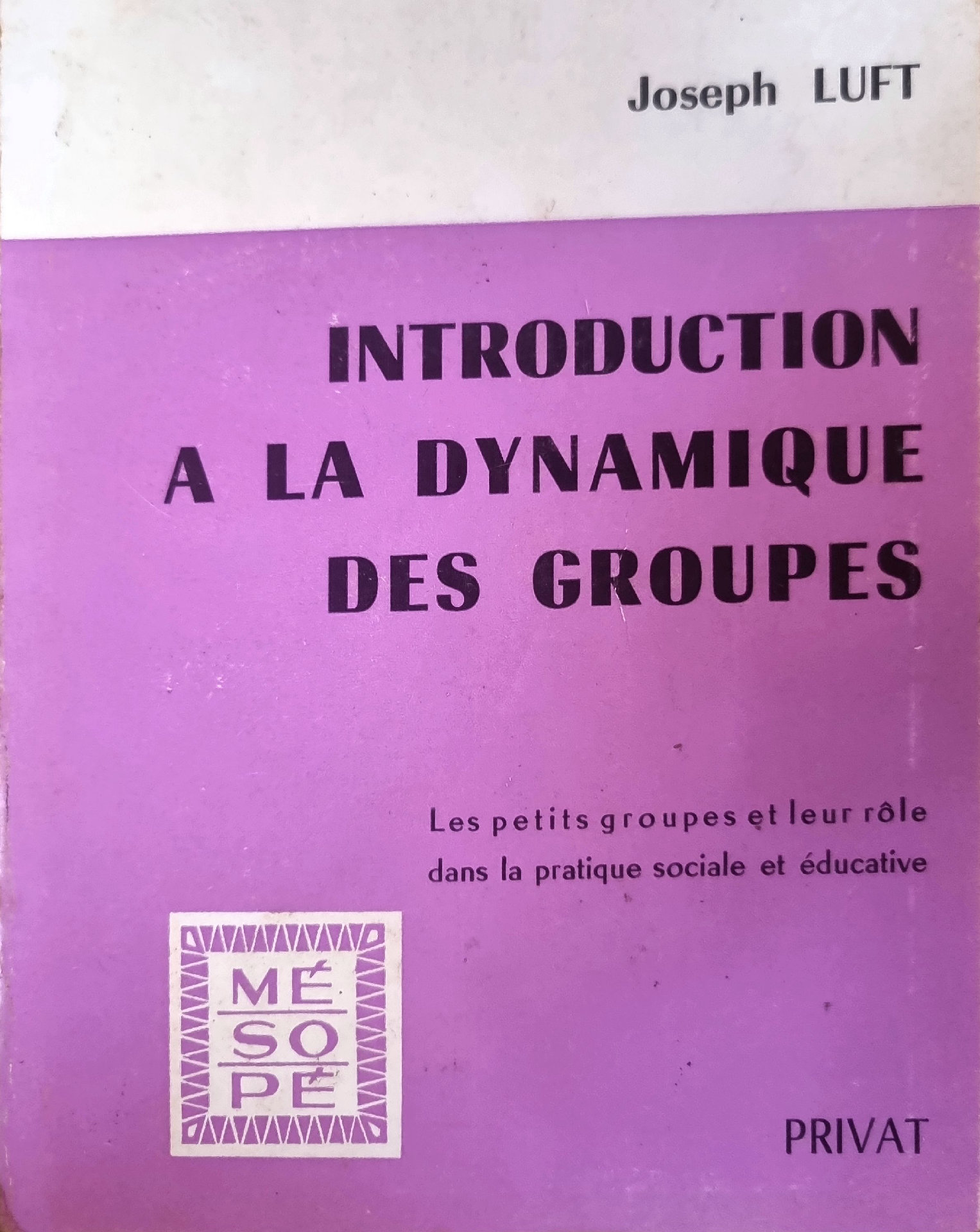 INTRODUCTION A LA DYNAMIQUE DES GROUPES