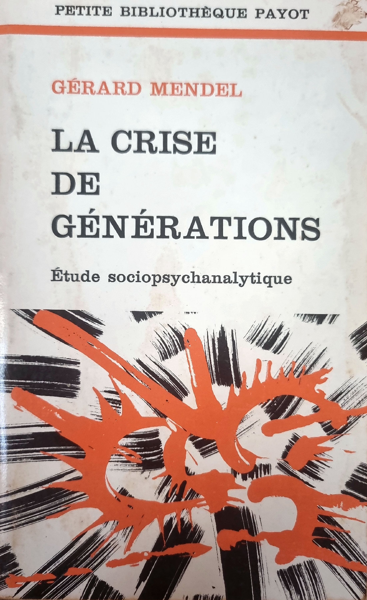 LA CRISE DE GÉNÉRATIONS
