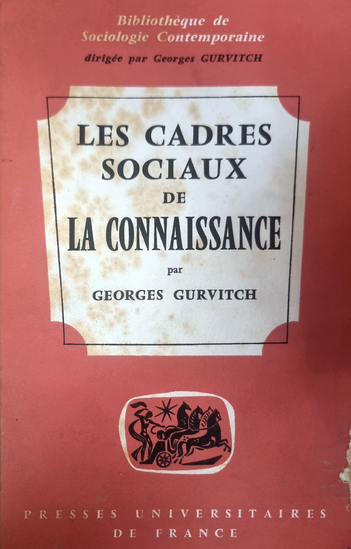 LES CADRES SOCIAUX DE LA CONNAISSANCE