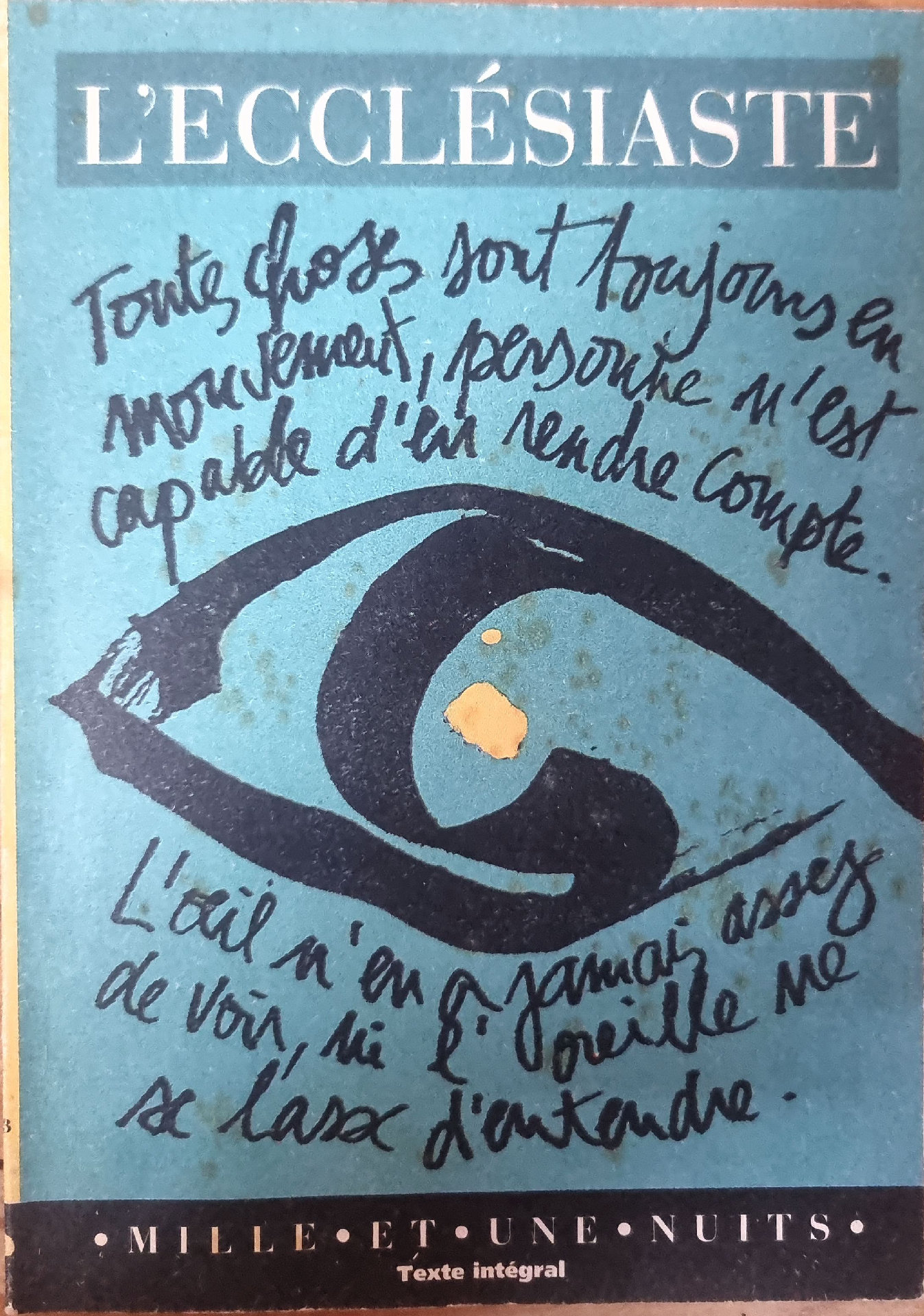 L&rsquo;Ecclésiaste