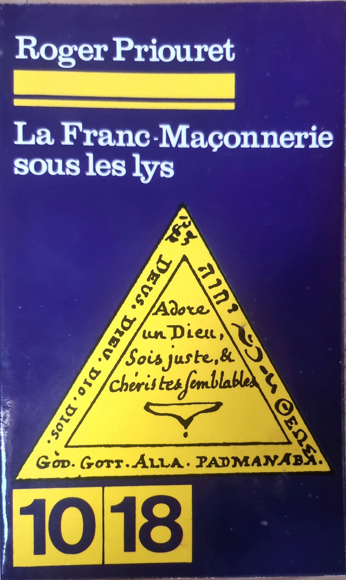 La Franc-Maçonnerie sous les lys