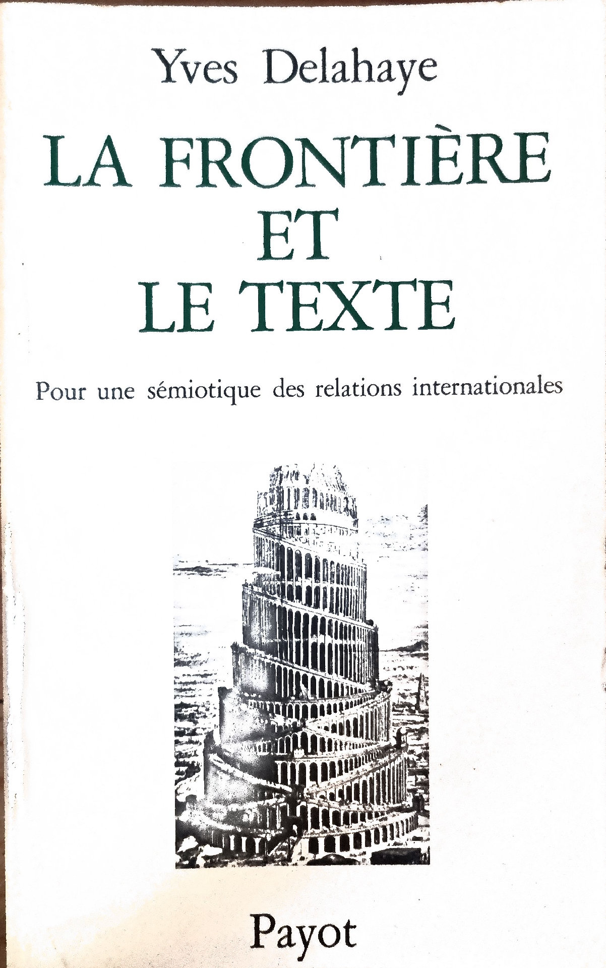 La Frontière et le Texte