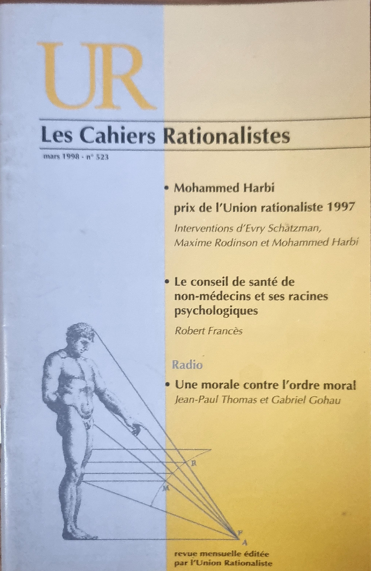 Les Cahiers Rationalistes – Mars 1998 – N° 523