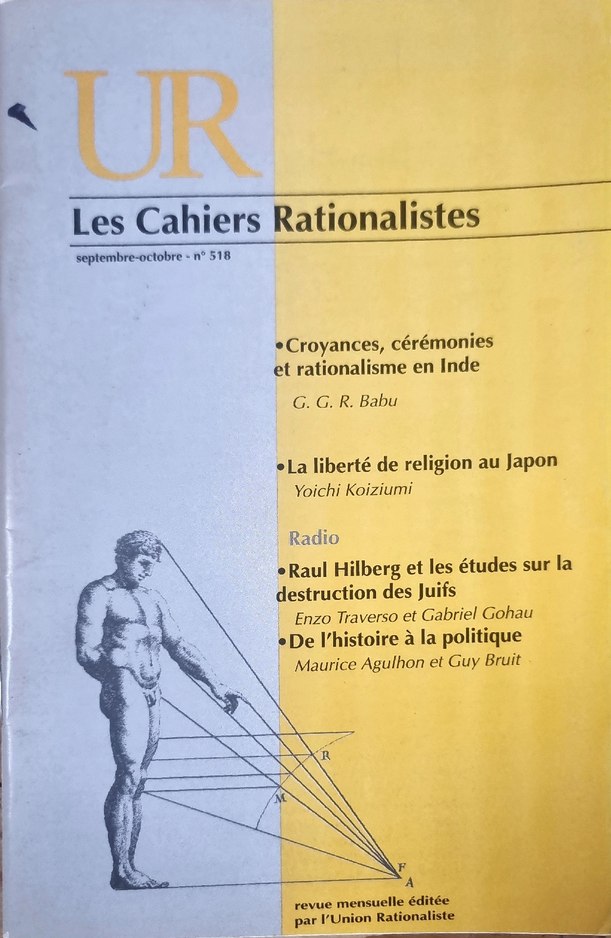 Les Cahiers Rationalistes – n° 518 (septembre-octobre 1997)