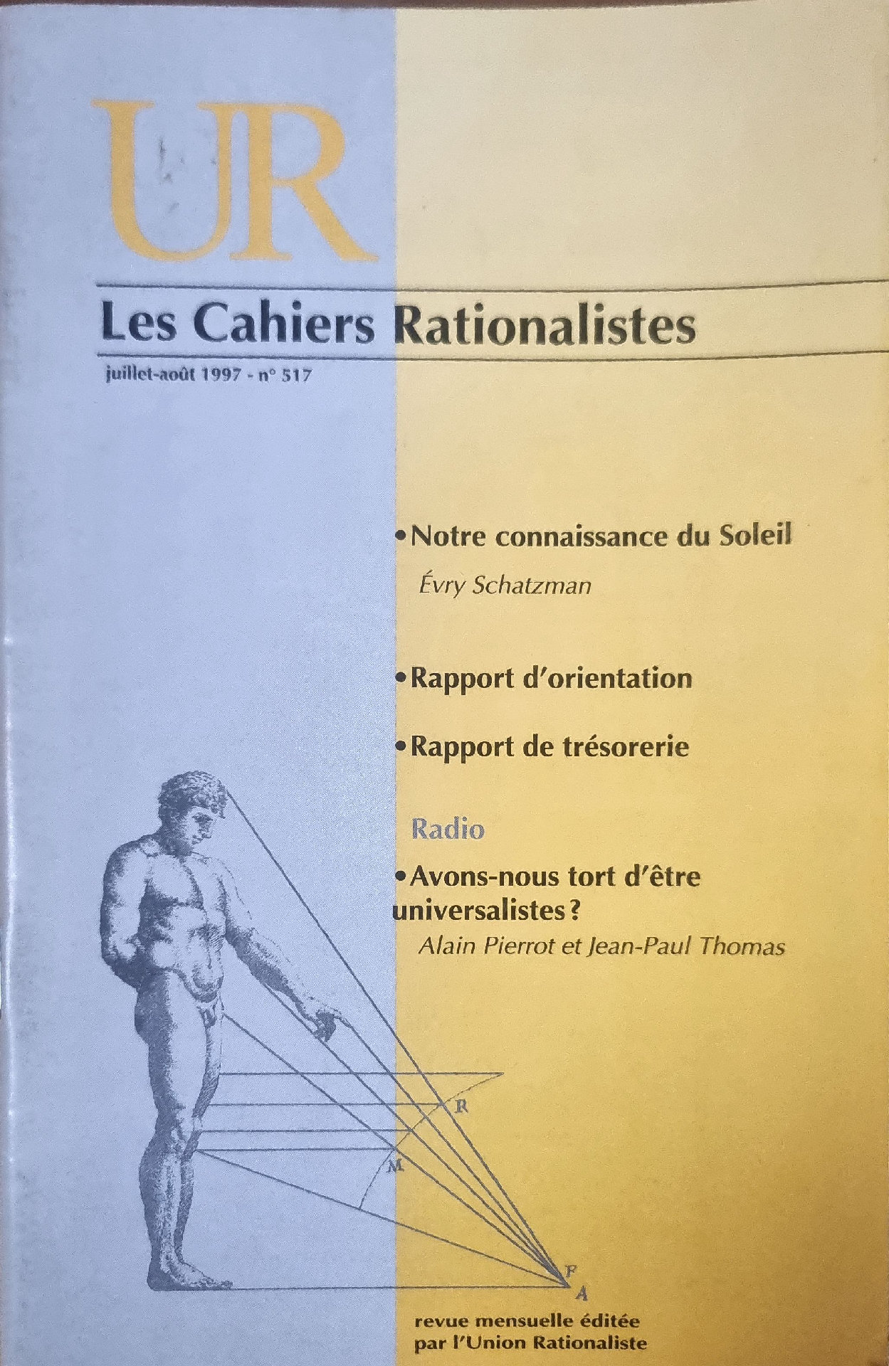 Les Cahiers Rationalistes – juillet-août 1997 – n° 517