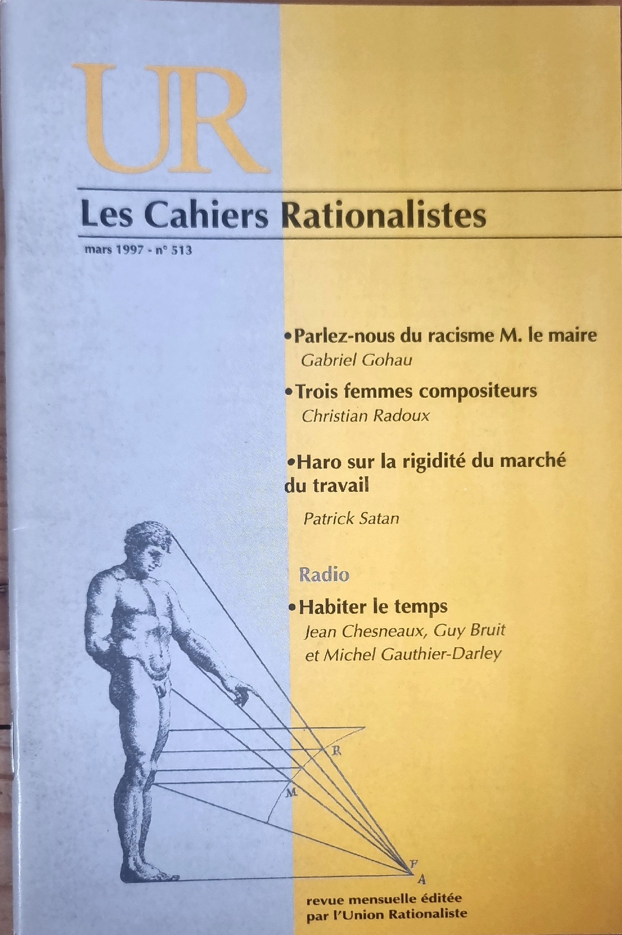 Les Cahiers Rationalistes n° 513 – mars 1997