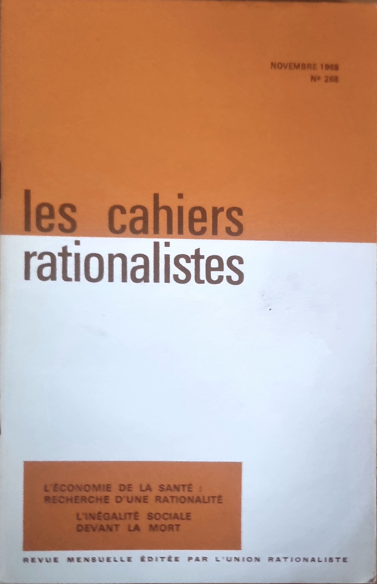 les cahiers rationalistes
