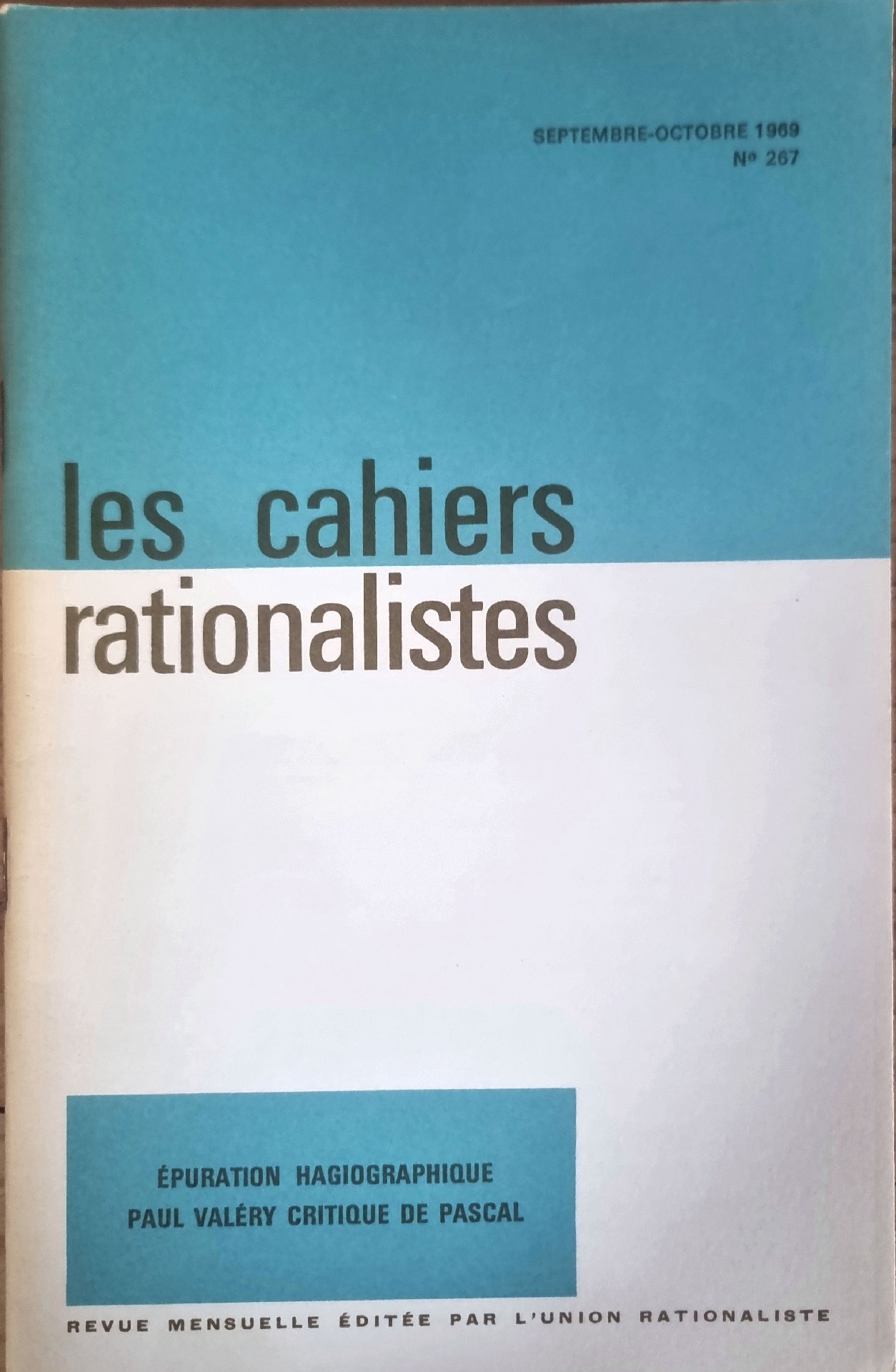 Les Cahiers Rationalistes