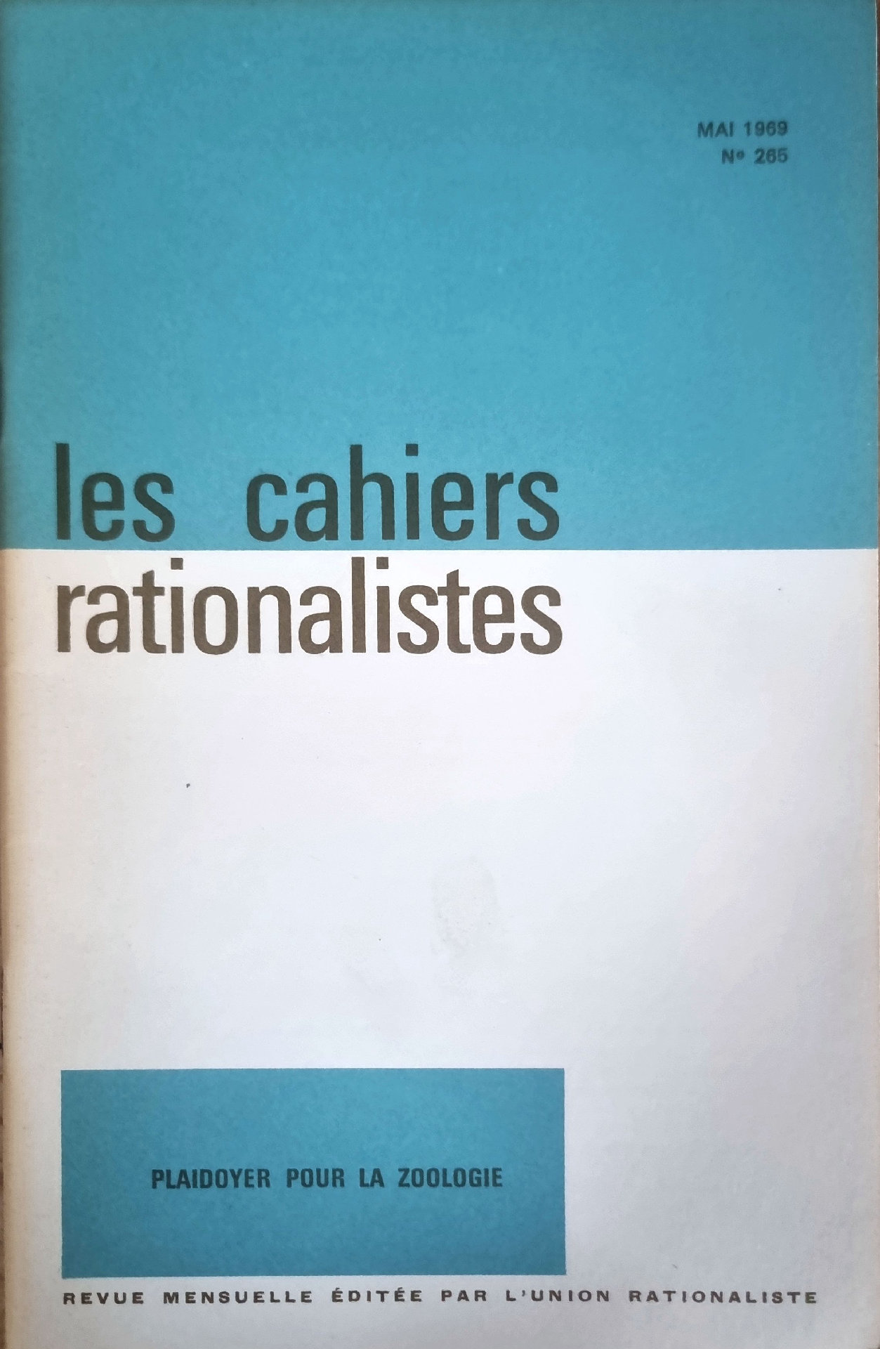 les cahiers rationalistes