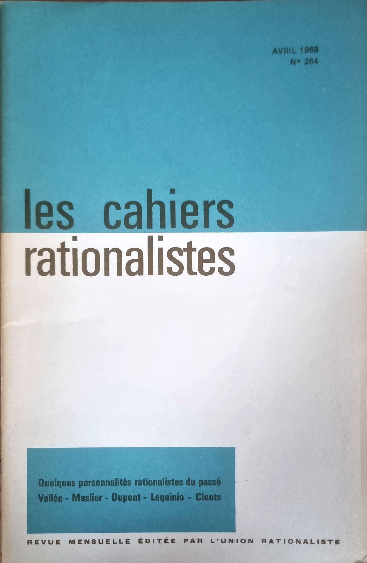 Les Cahiers Rationalistes
