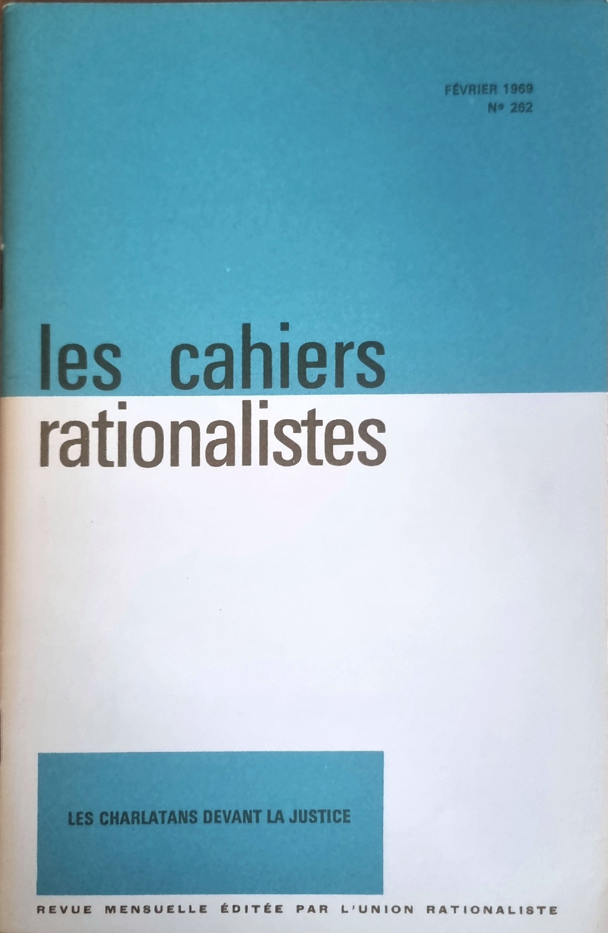 Les Cahiers Rationalistes