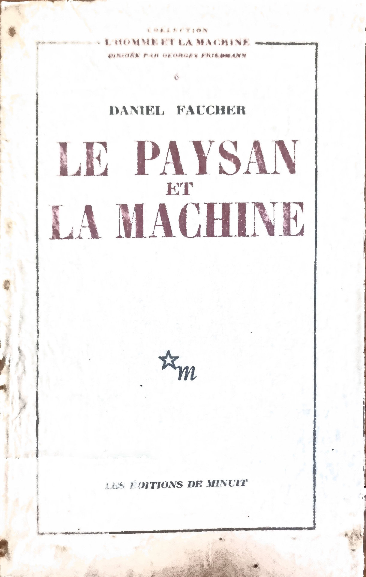 Le Paysan et la Machine