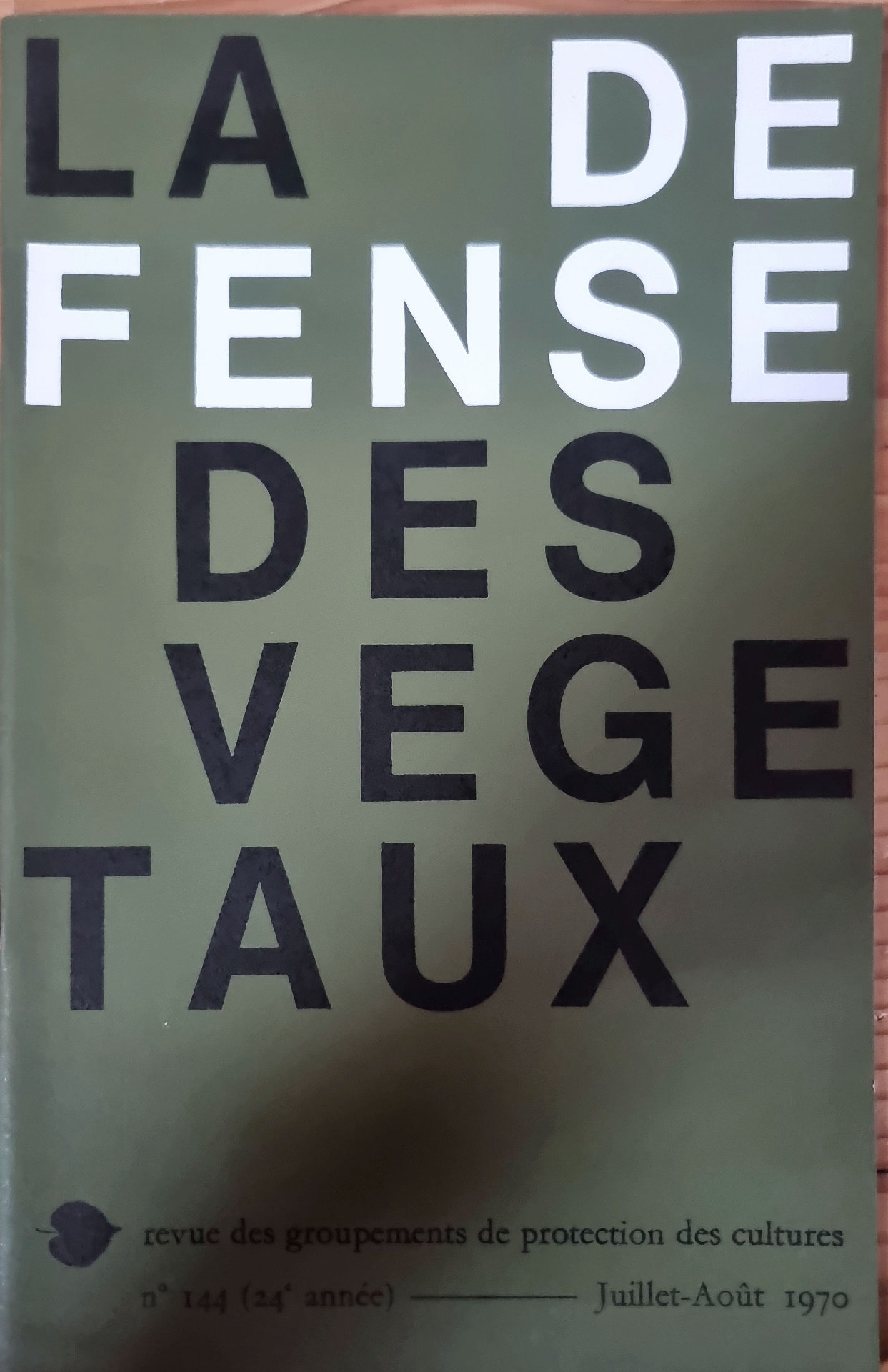 La Défense des Végétaux