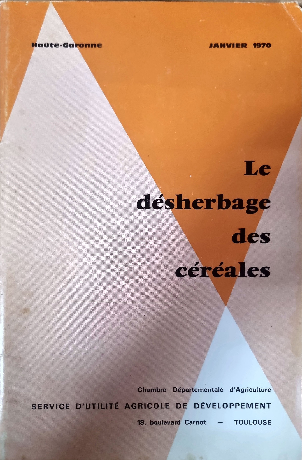 Le désherbage des céréales