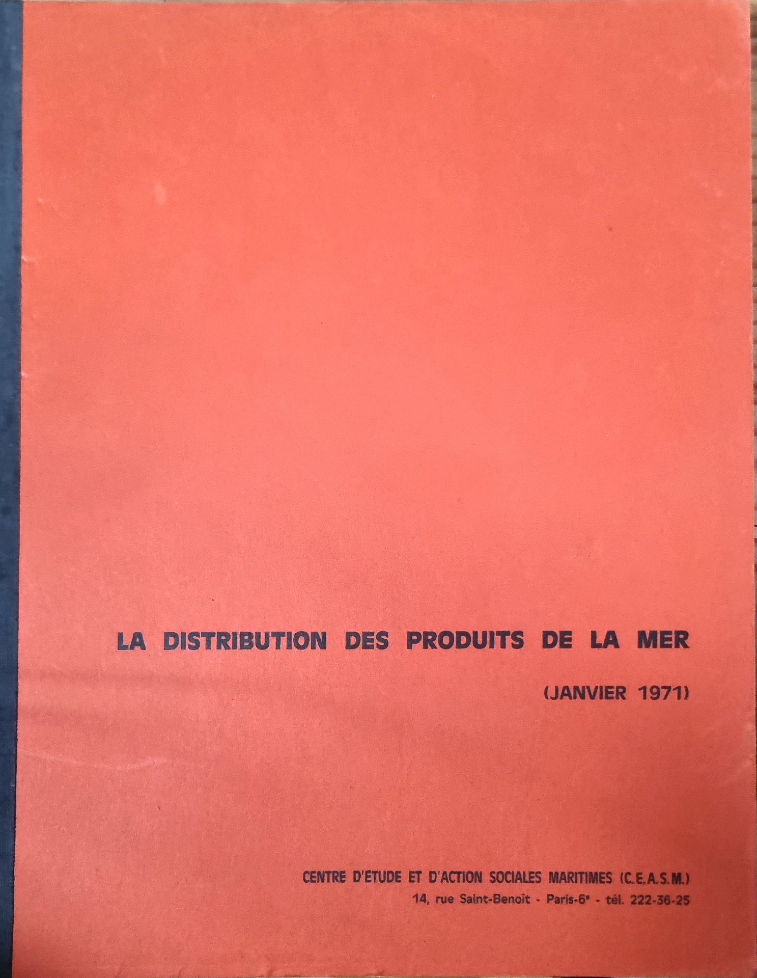 LA DISTRIBUTION DES PRODUITS DE LA MER