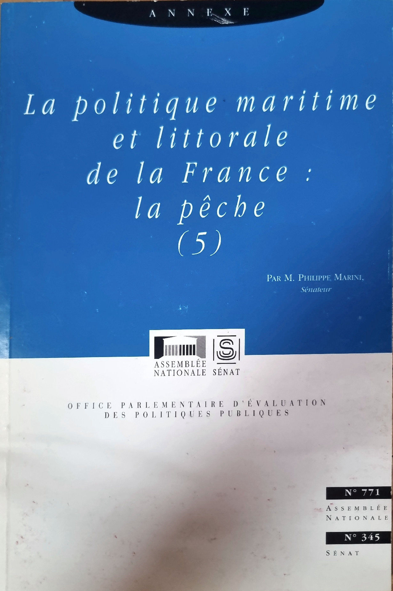 La politique maritime et littorale de la France : la pêche (5)