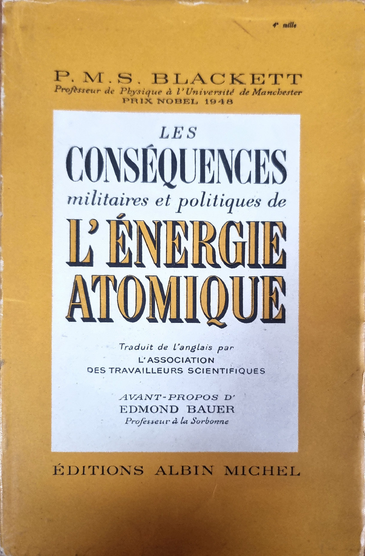 Les Conséquences militaires et politiques de l&rsquo;énergie atomique