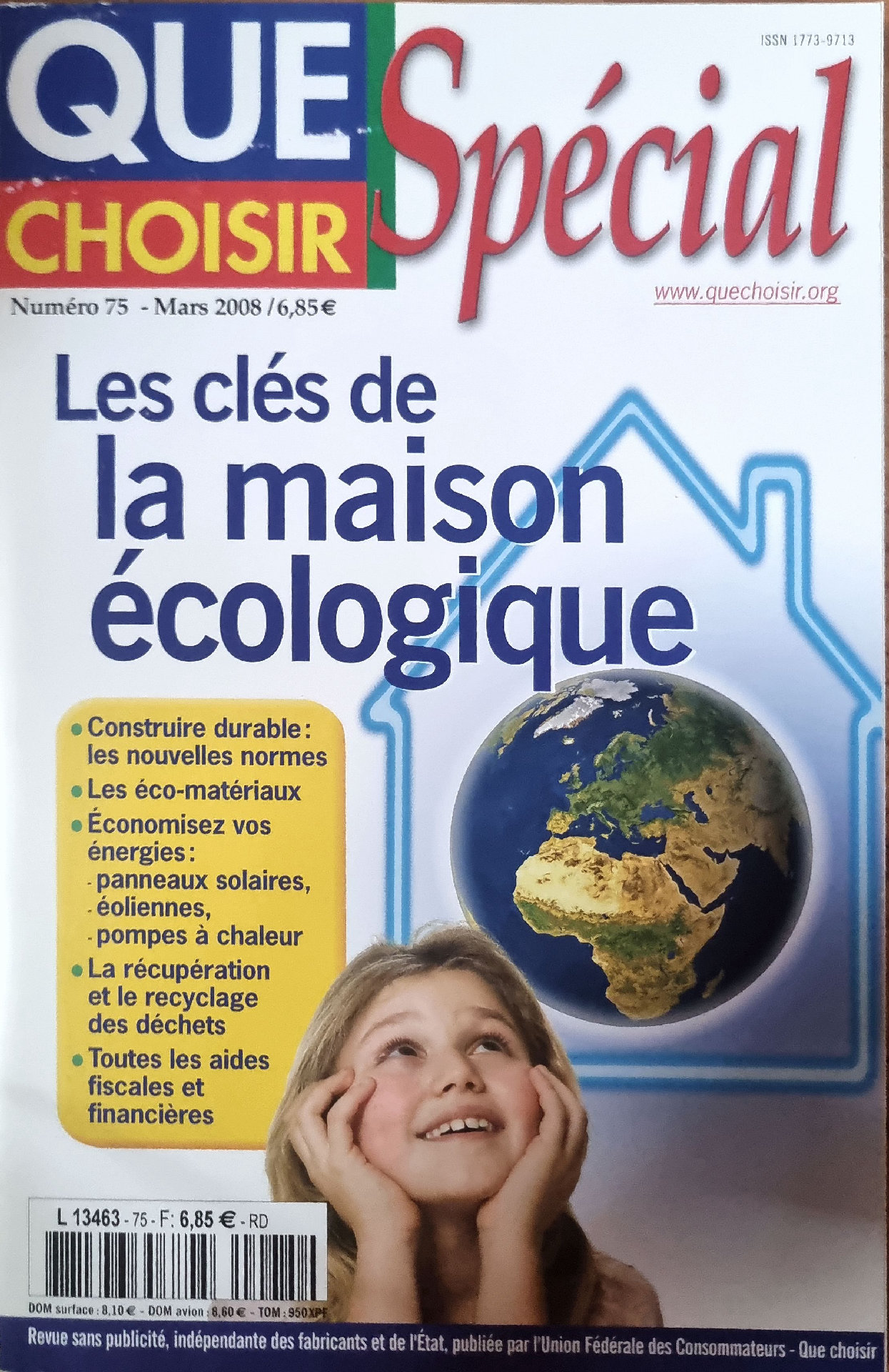 QUE CHOISIR Spécial Les clés de la maison écologique