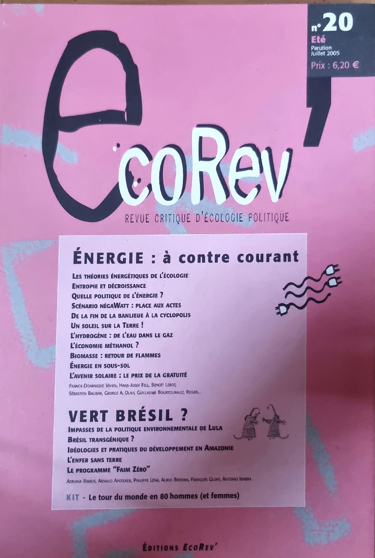 EcoRev&rsquo; n°20 – ÉNERGIE : à contre courant