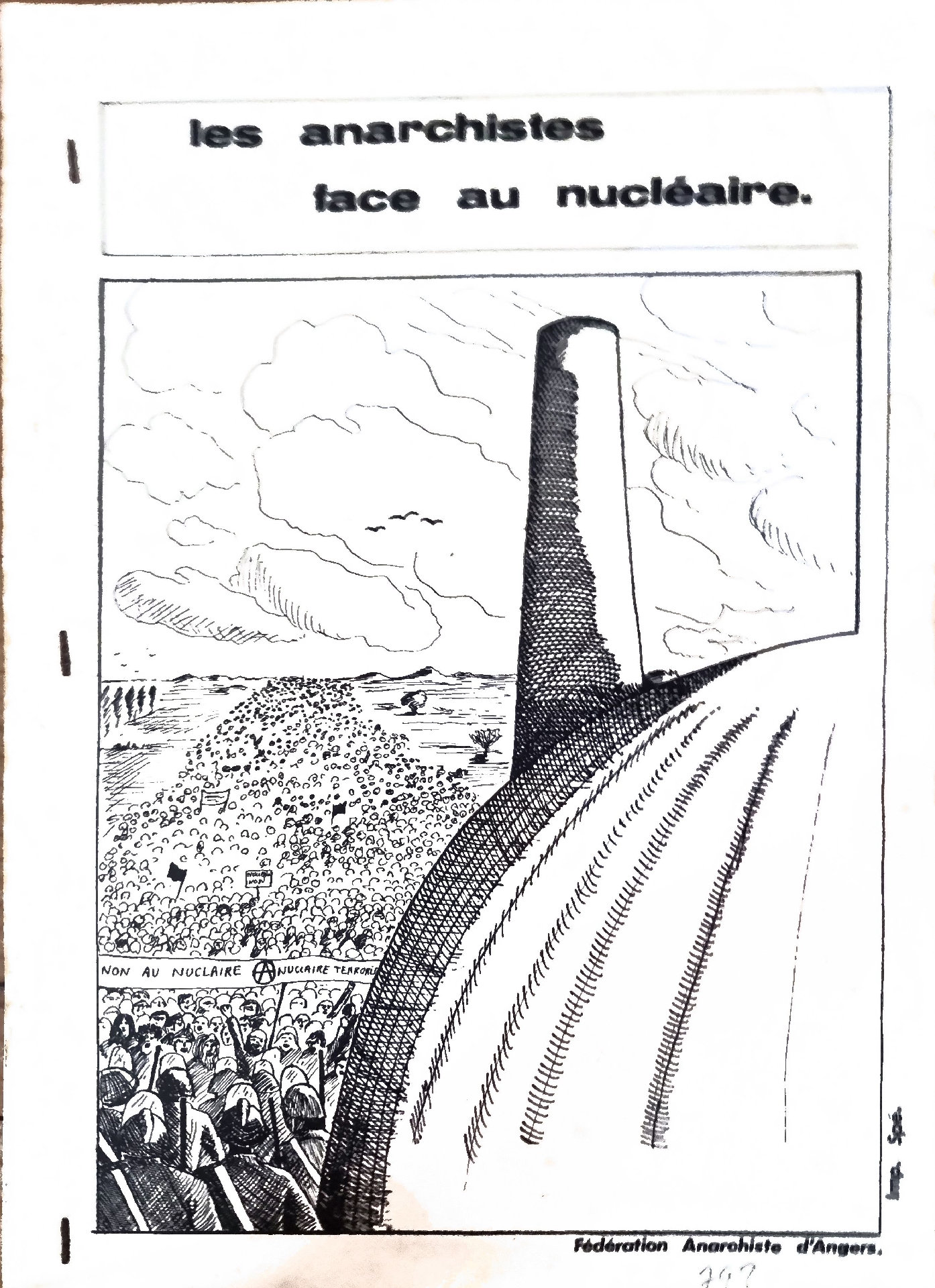 les anarchistes face au nucléaire.