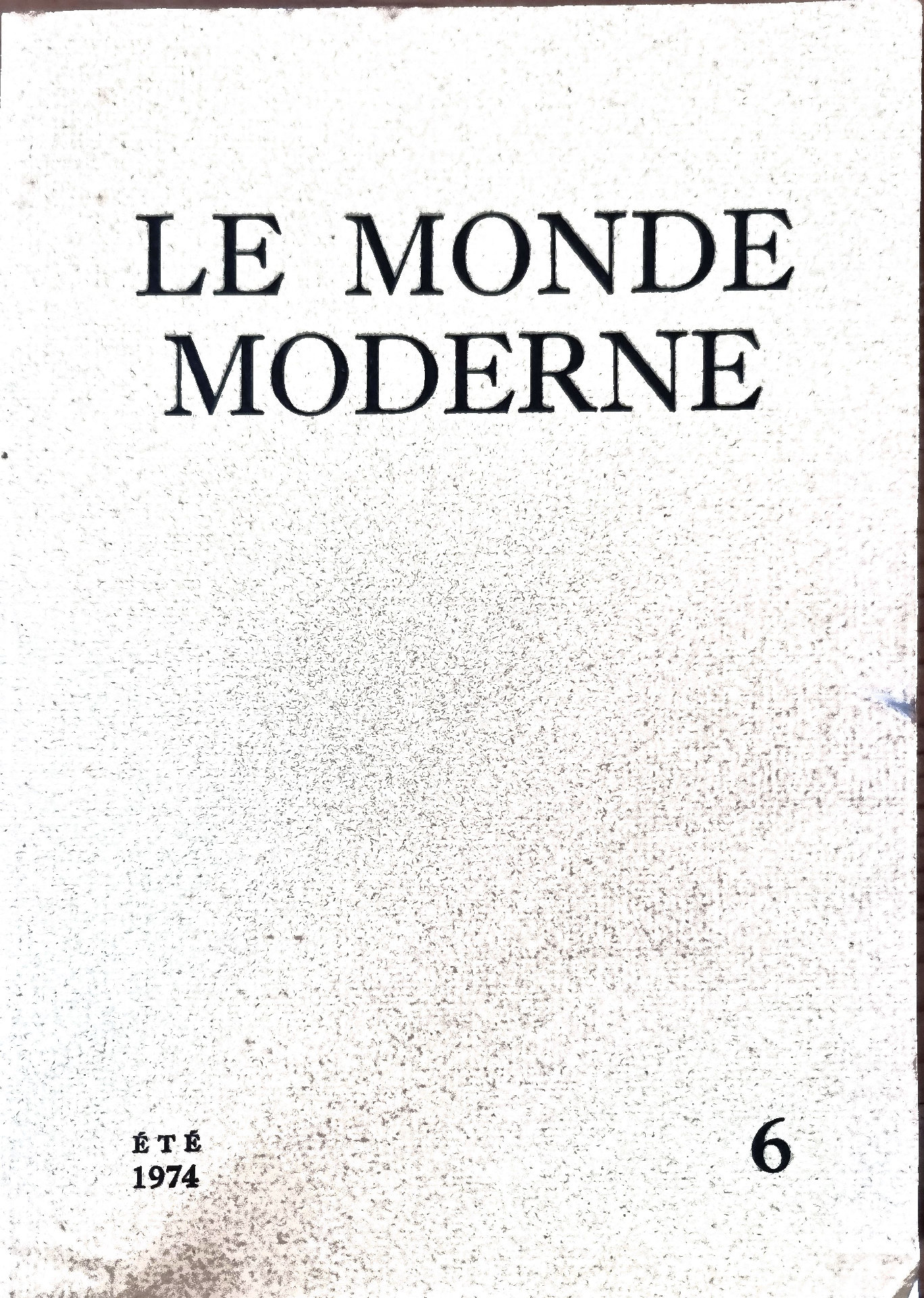 Le Monde Moderne