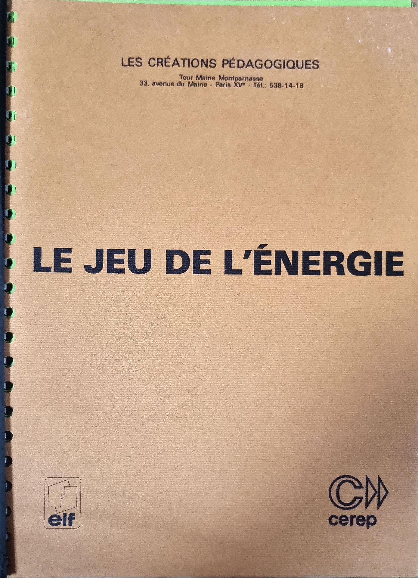 LE JEU DE L&rsquo;ÉNERGIE