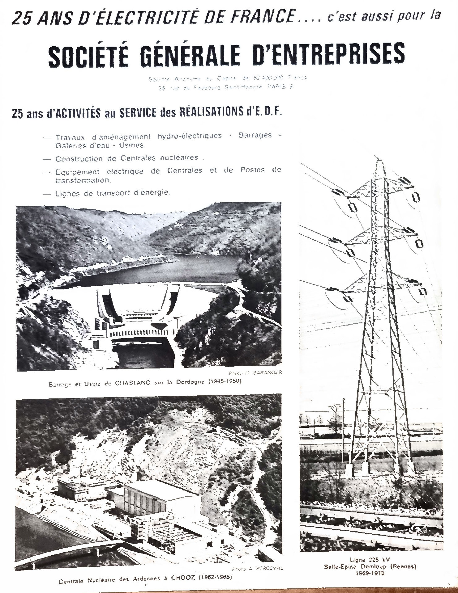 REVUE FRANÇAISE DE L&rsquo;ÉNERGIE : ÉLECTRICITÉ DE FRANCE ET GAZ DE FRANCE ONT 25 ANS de l&rsquo;économie de guerre à l&rsquo;économie de marché