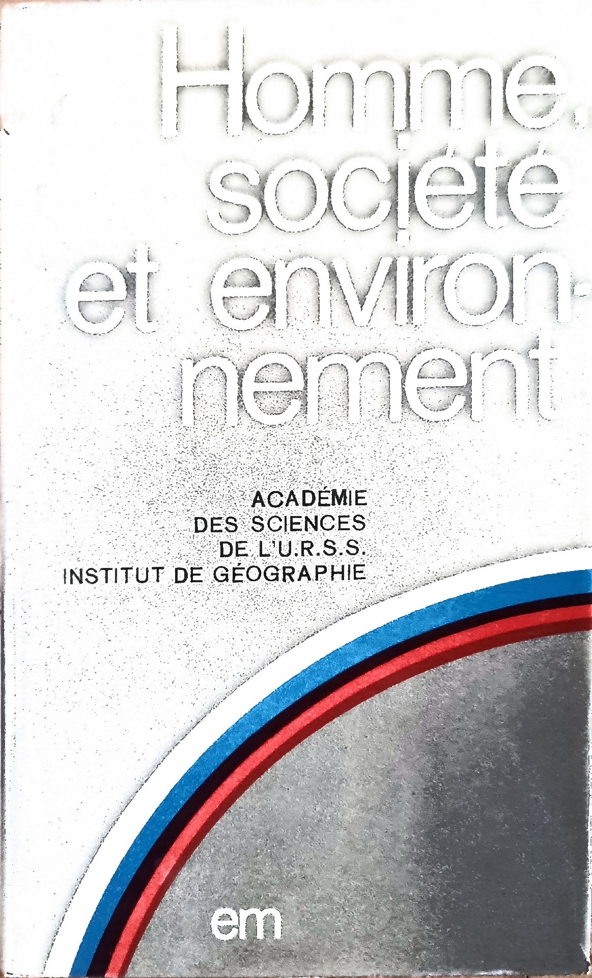 Homme, société et environnement