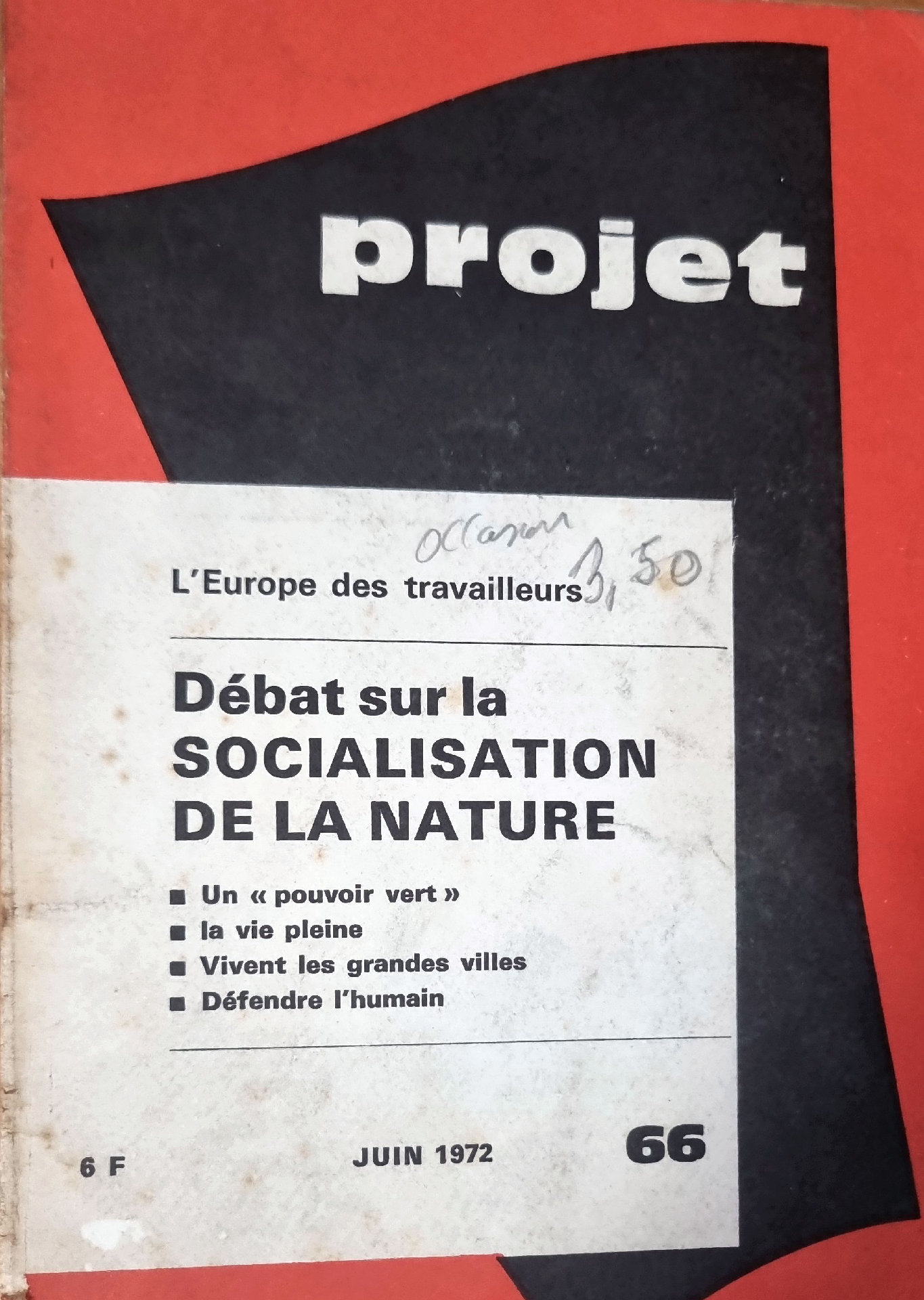 projet : Débat sur la Socialisation de la Nature, L&rsquo;Europe des travailleurs