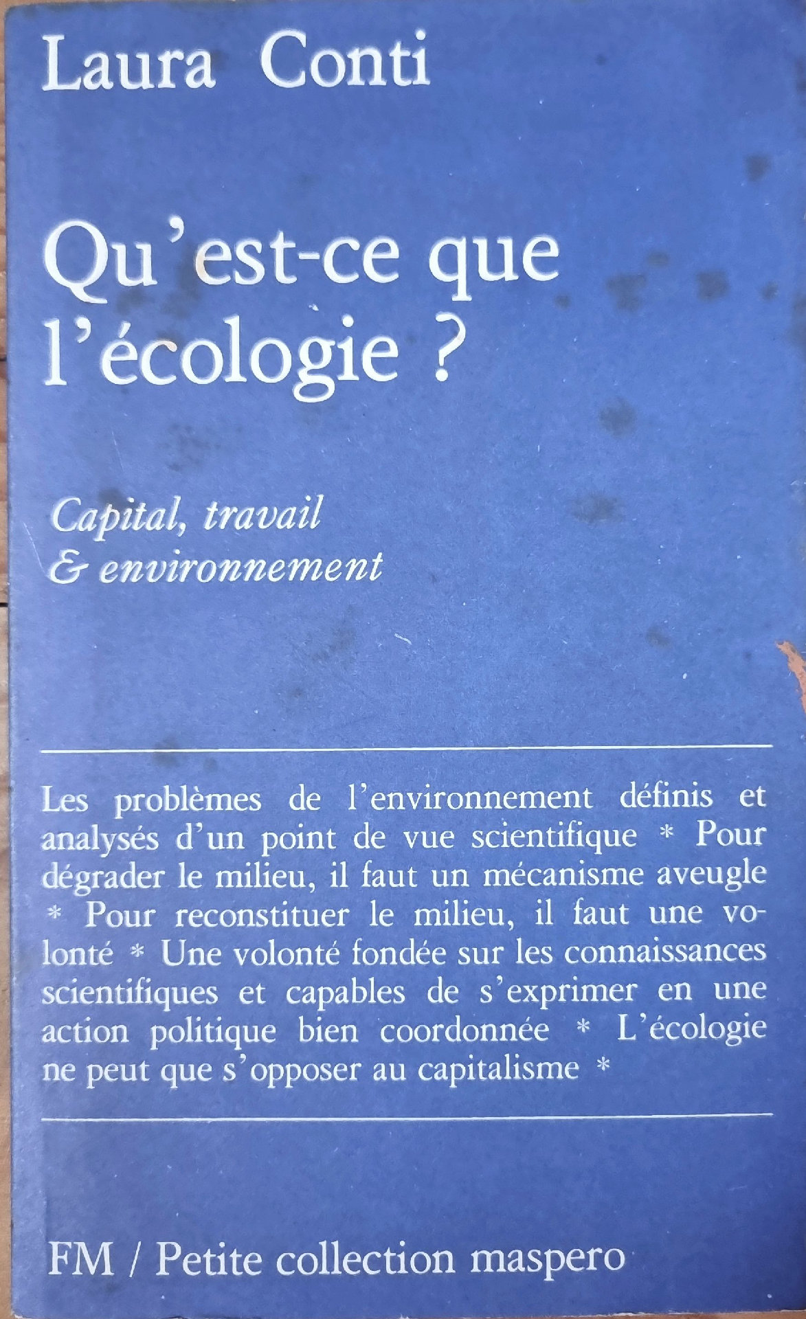 Qu&rsquo;est-ce que l&rsquo;écologie ? Capital, travail & environnement