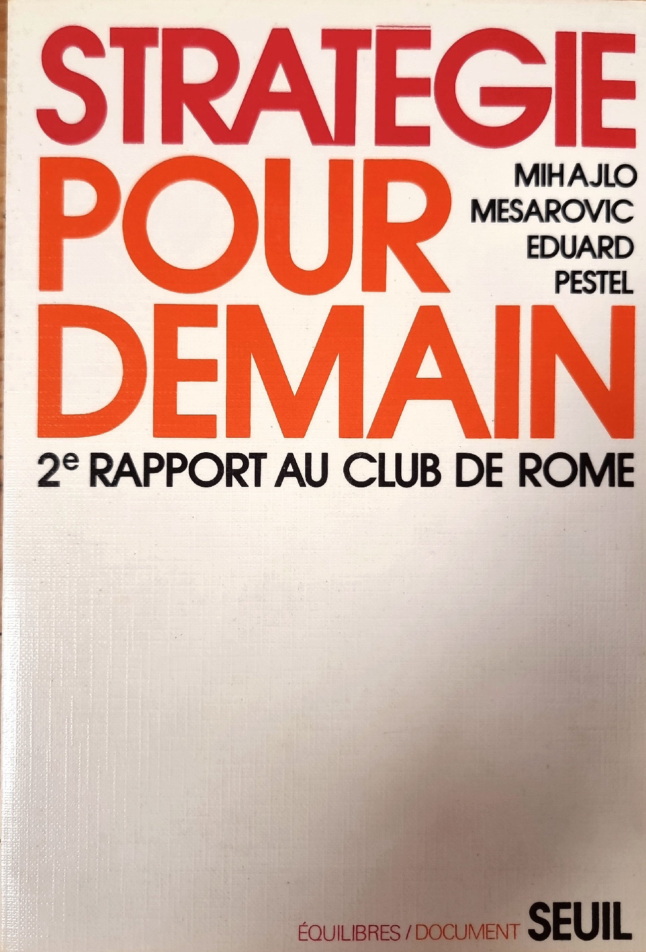 STRATÉGIE POUR DEMAIN