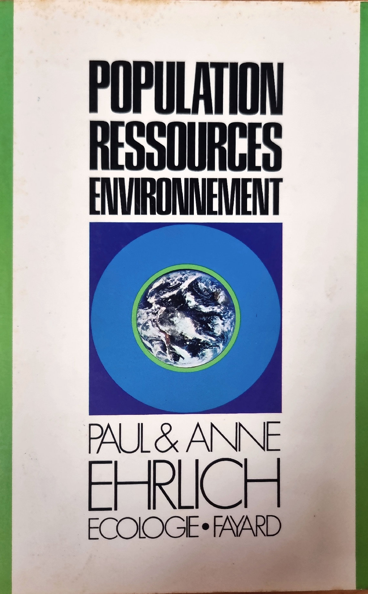 POPULATION RESSOURCES ENVIRONNEMENT