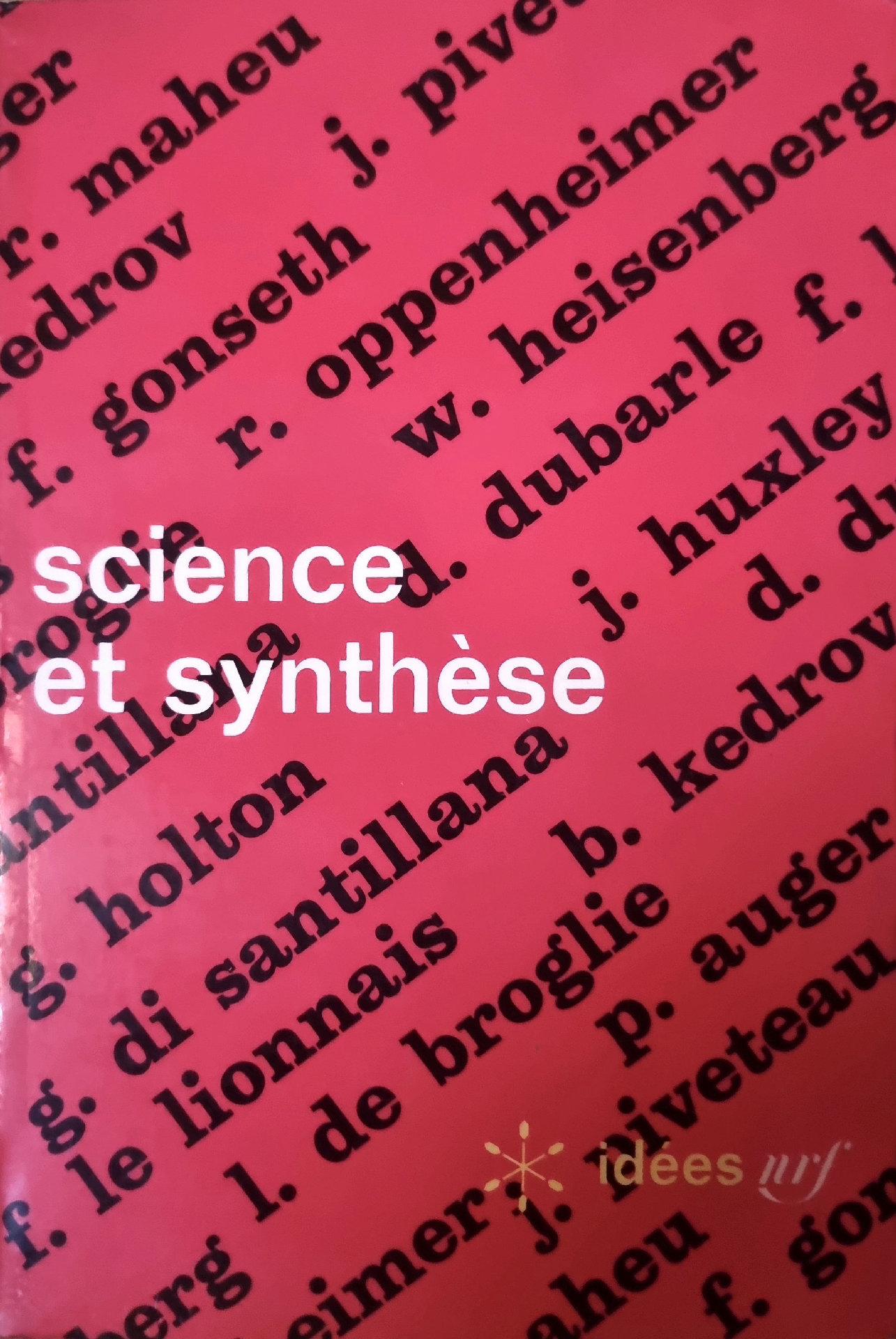 Science et synthèse