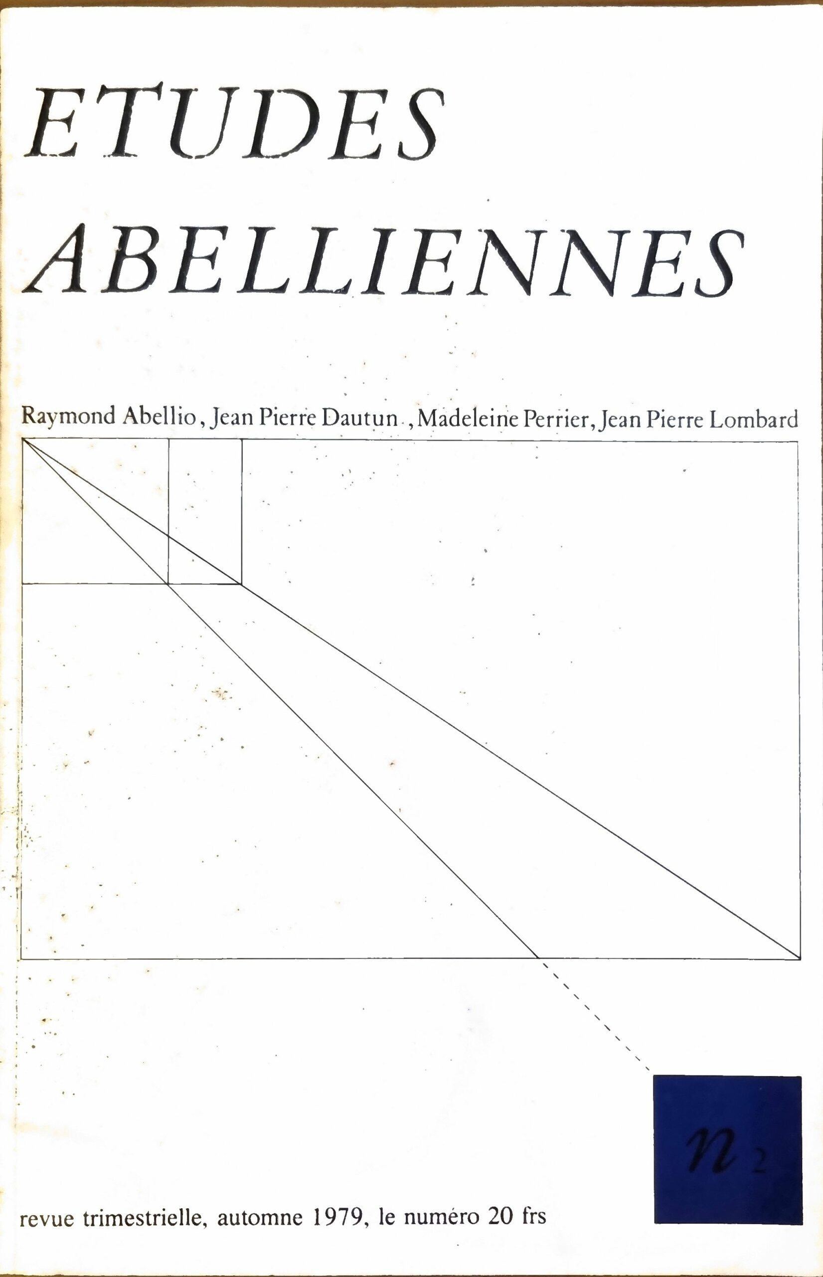 ETUDES ABELLIENNES