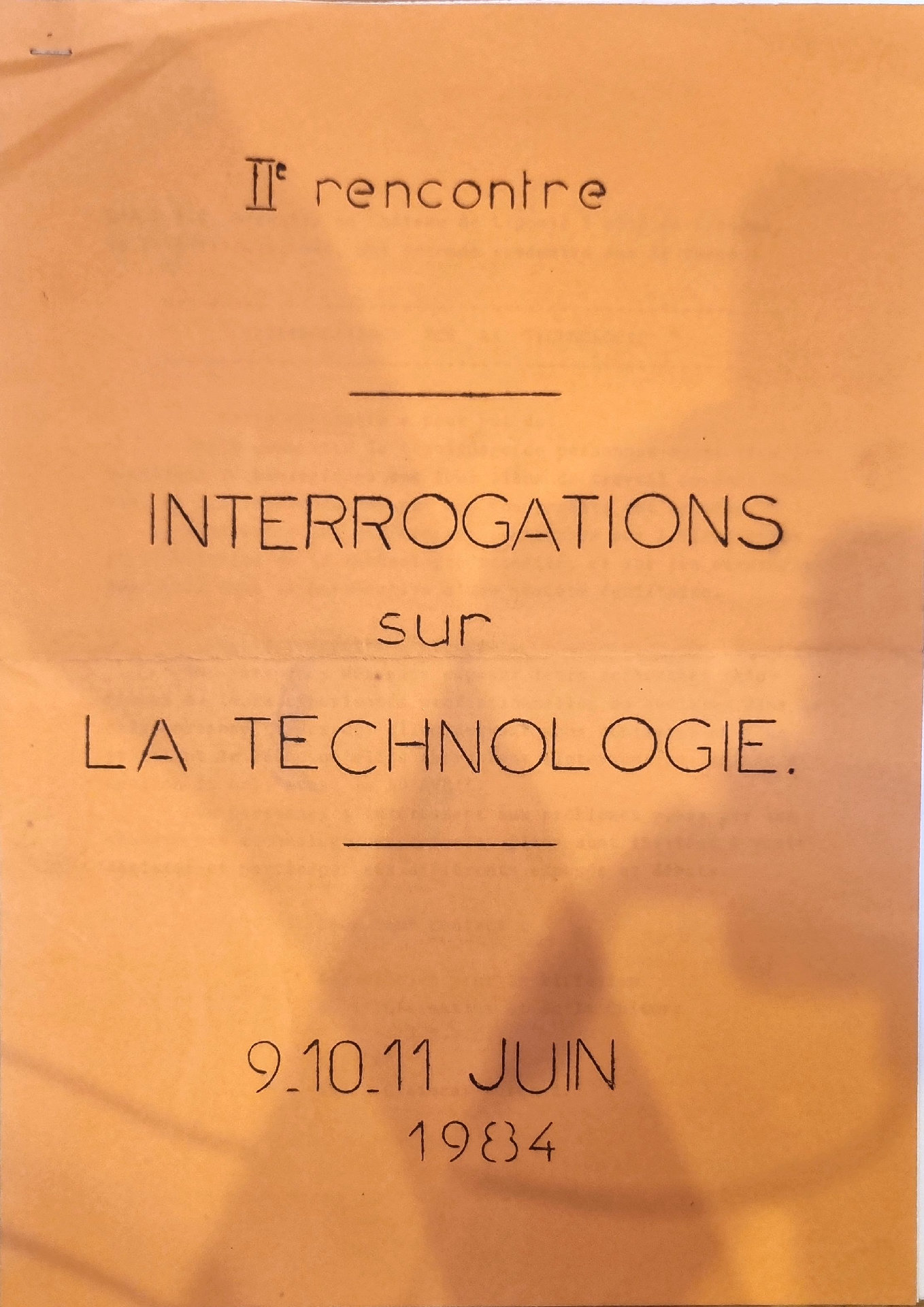 Interrogations sur la Technologie
